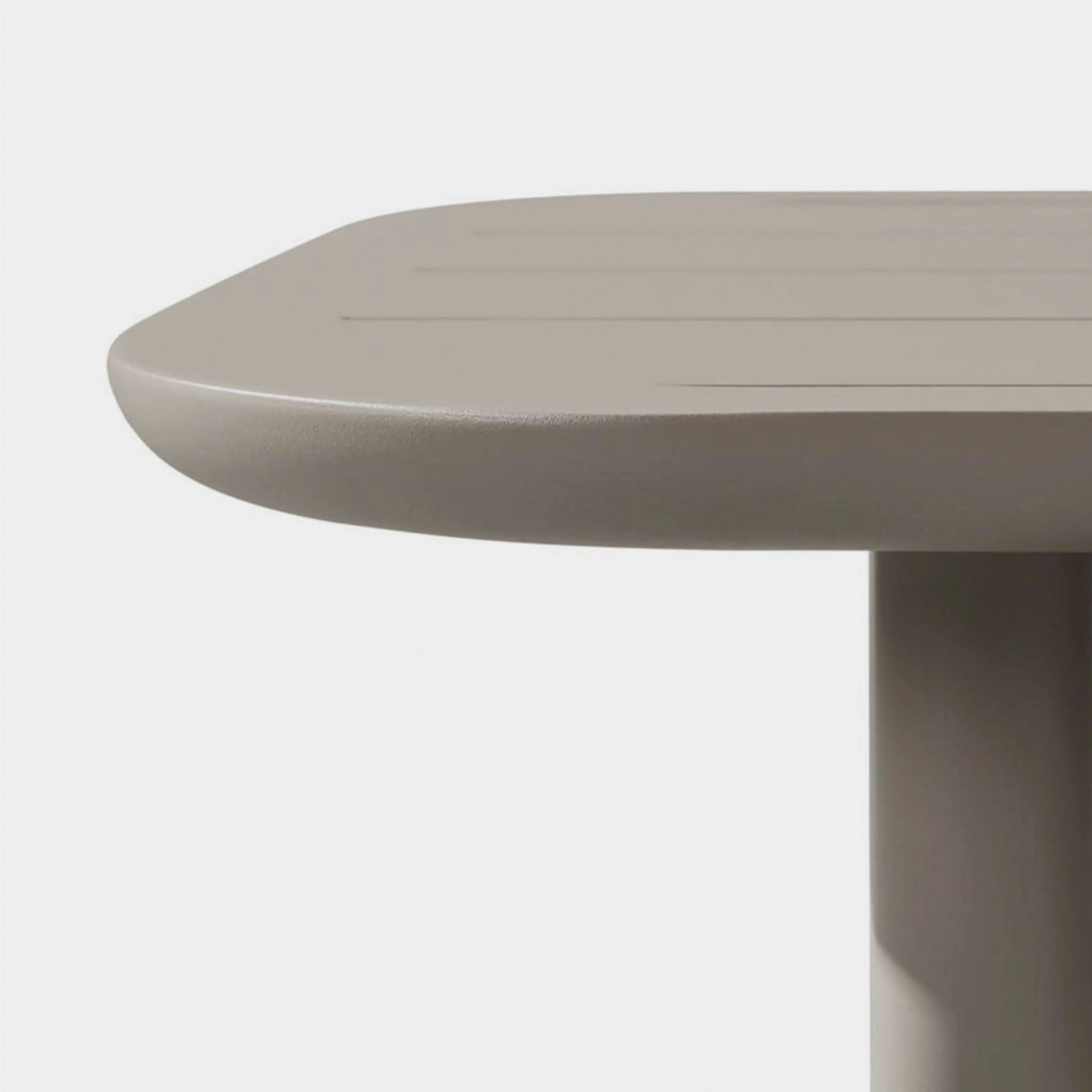 Victoria Aluminum Slatted Coffee Table