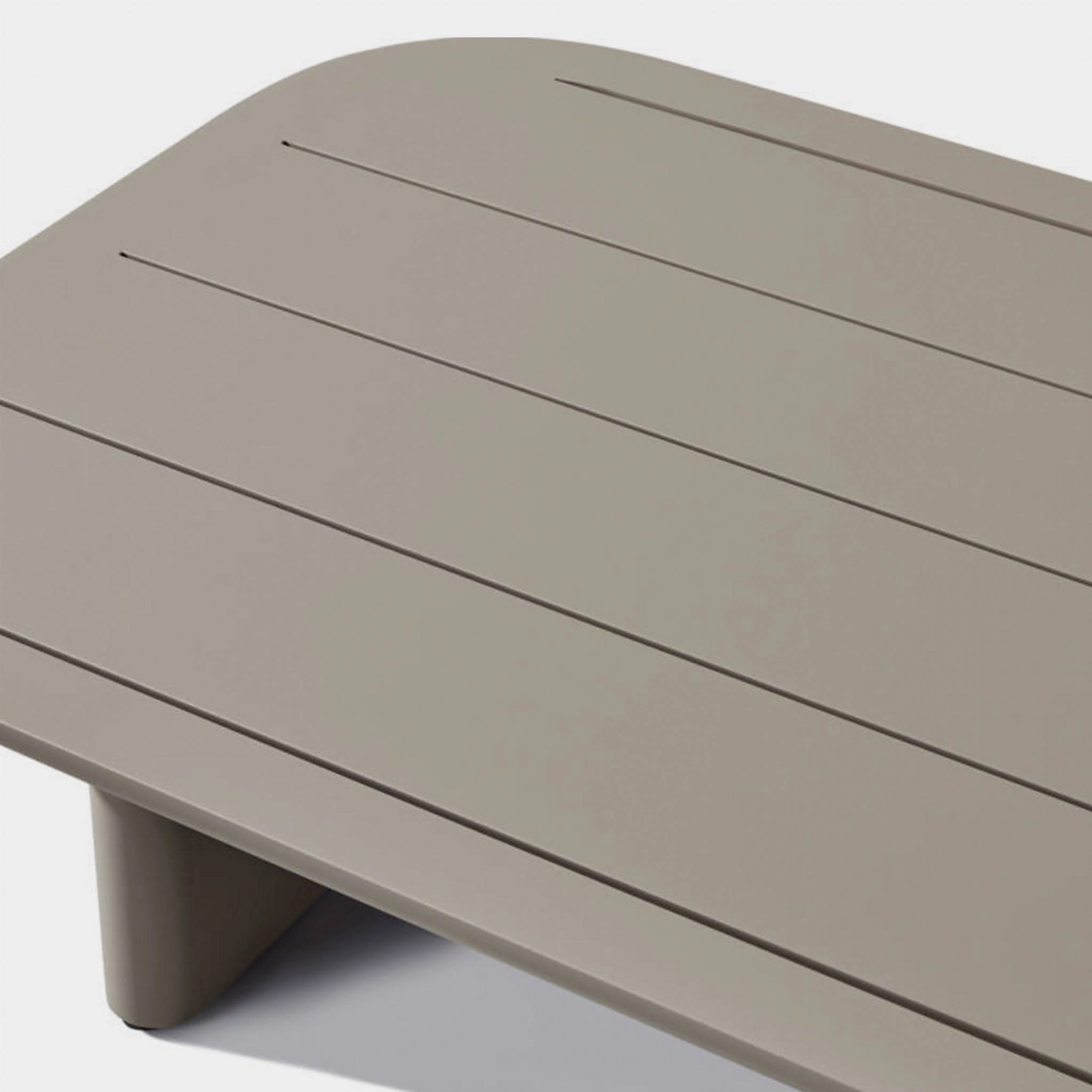 Victoria Aluminum Slatted Coffee Table