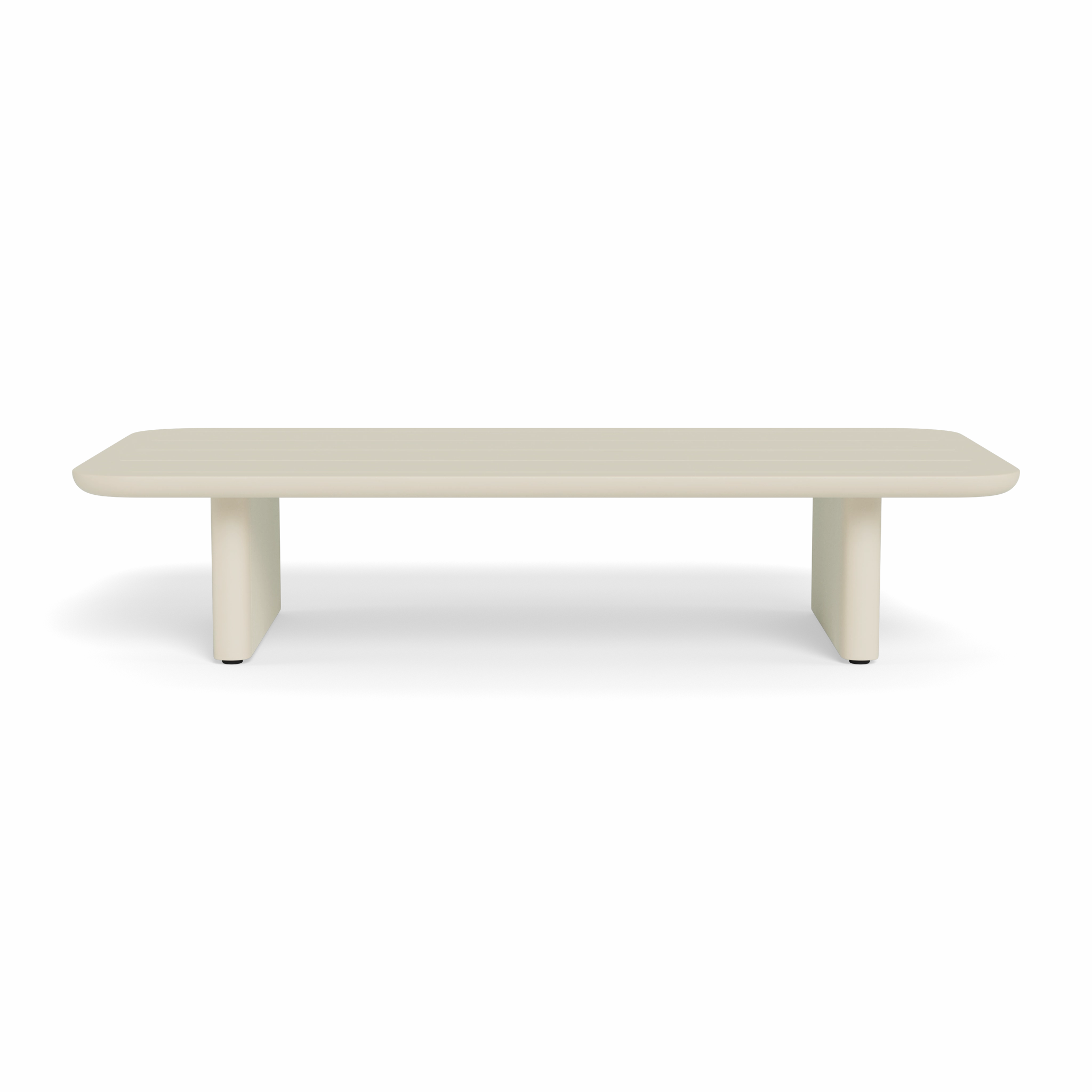 Victoria Aluminum Slatted Coffee Table