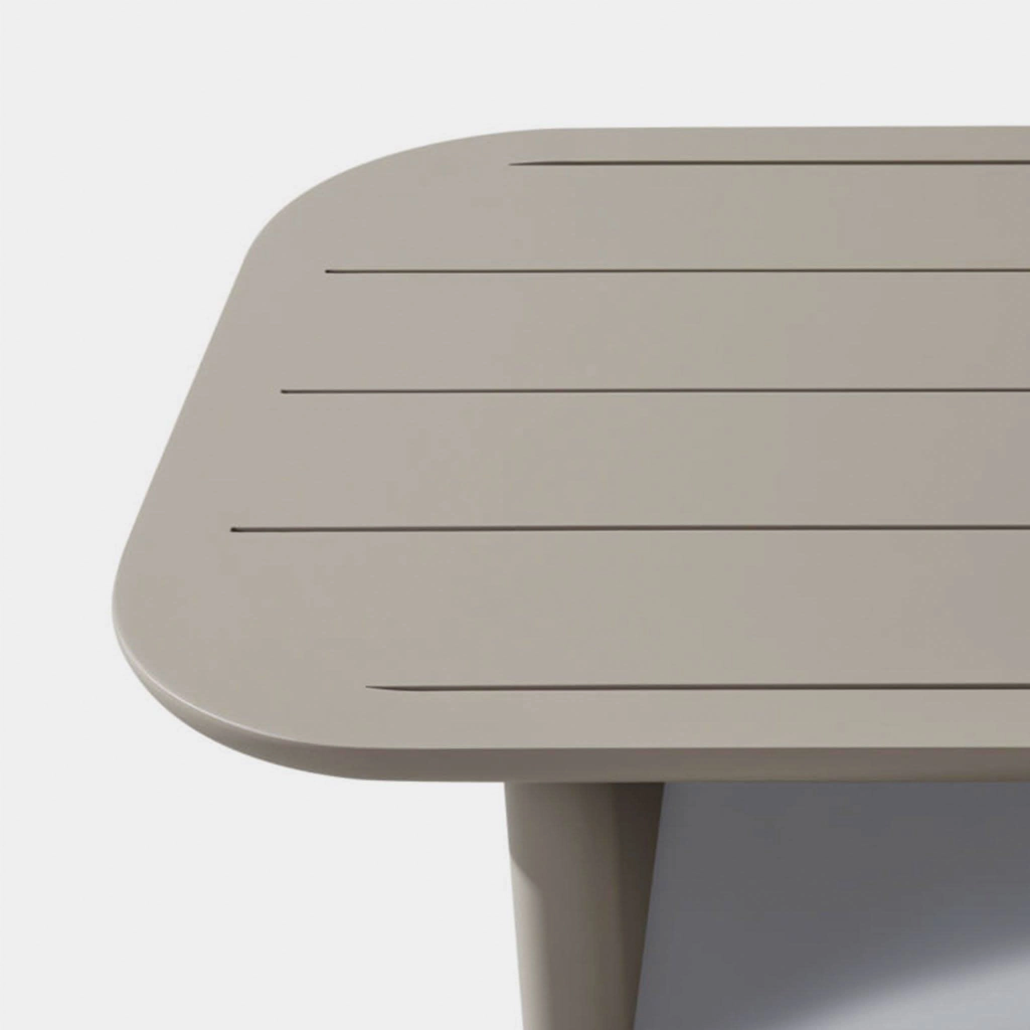 Victoria Aluminum Slatted Coffee Table