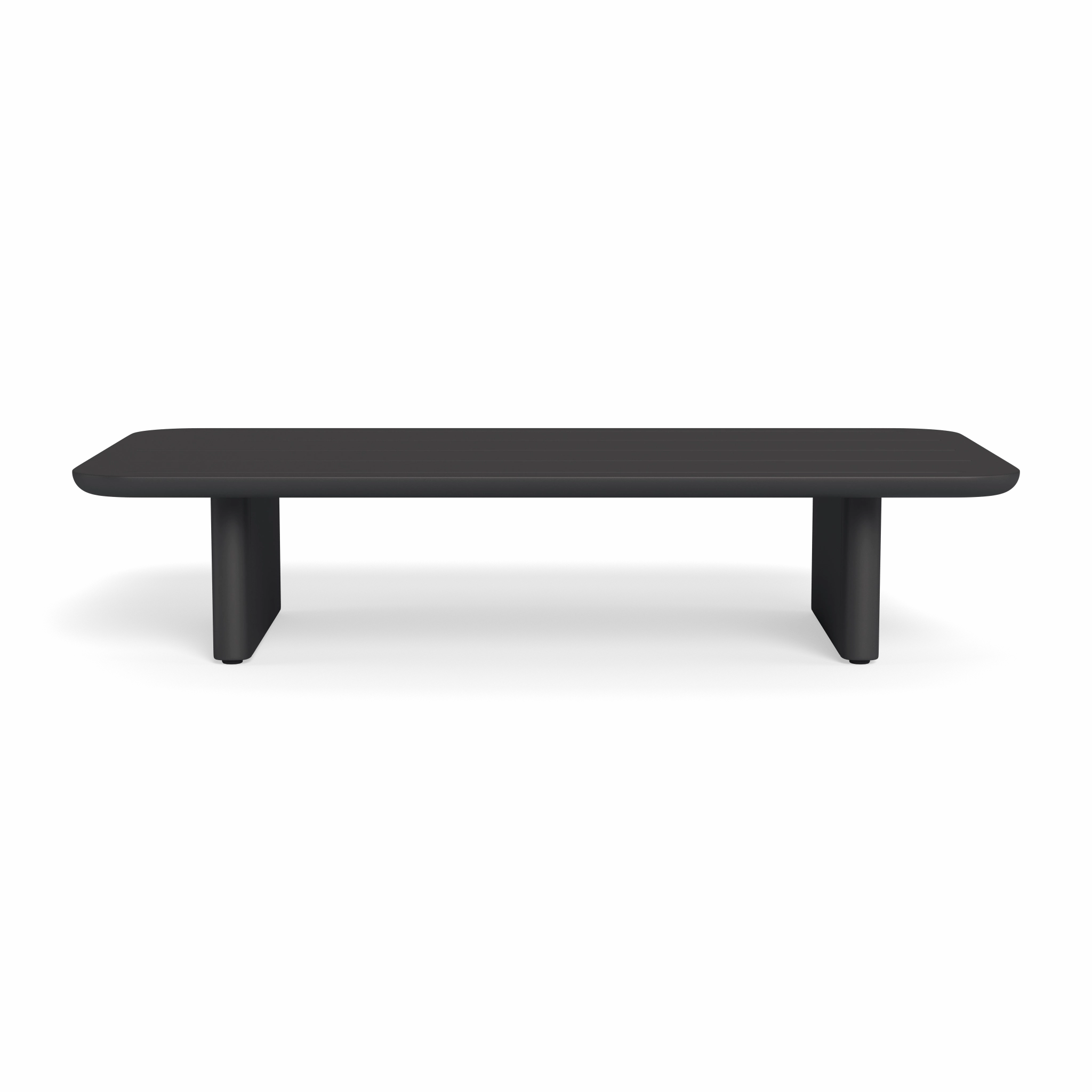 Victoria Aluminum Slatted Coffee Tableoutdoor coffee table for patio or lounge