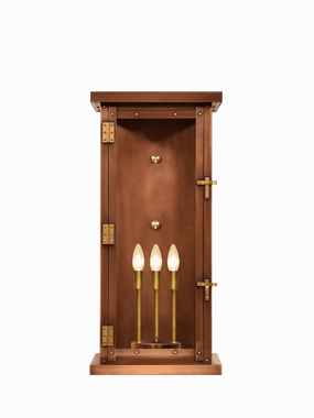Viera 28" Tall Copper Electric Outdoor Wall SconceOutdoor wall sconces with motion sensor