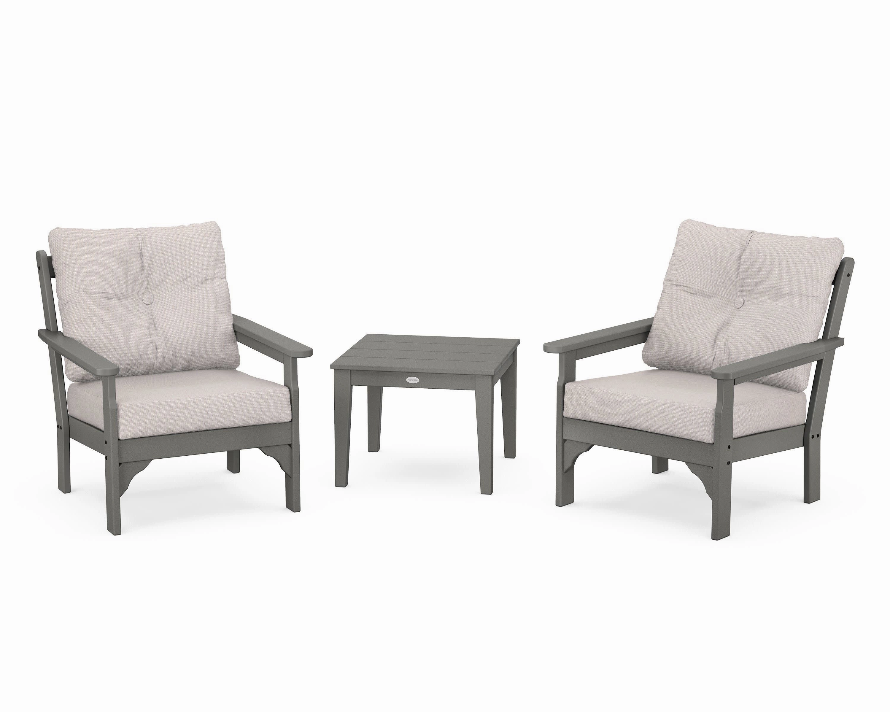 Vineyard 3-Piece Deep Seating Set