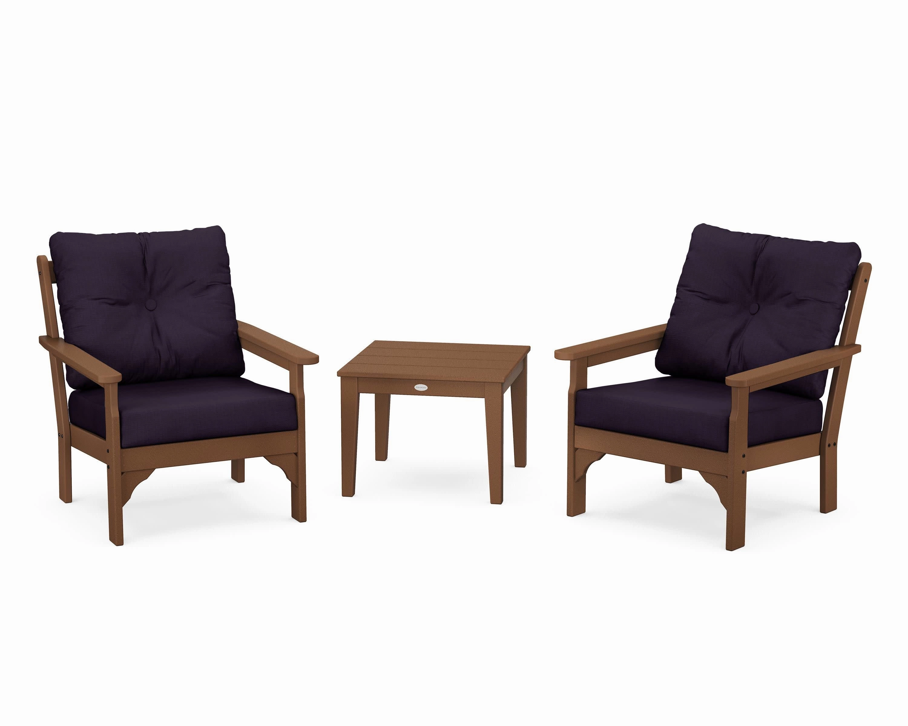 Vineyard 3-Piece Deep Seating Set