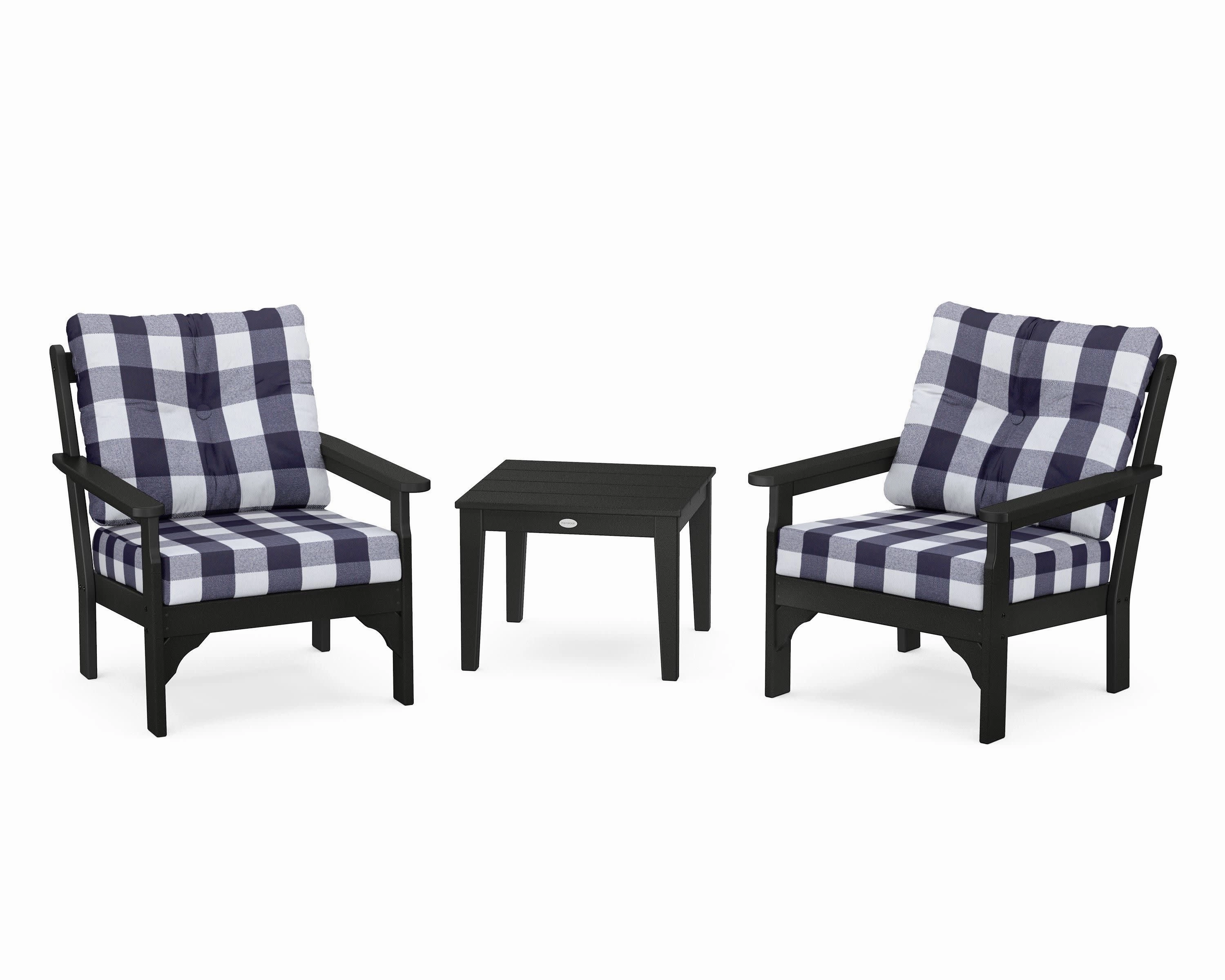 Vineyard 3-Piece Deep Seating Set