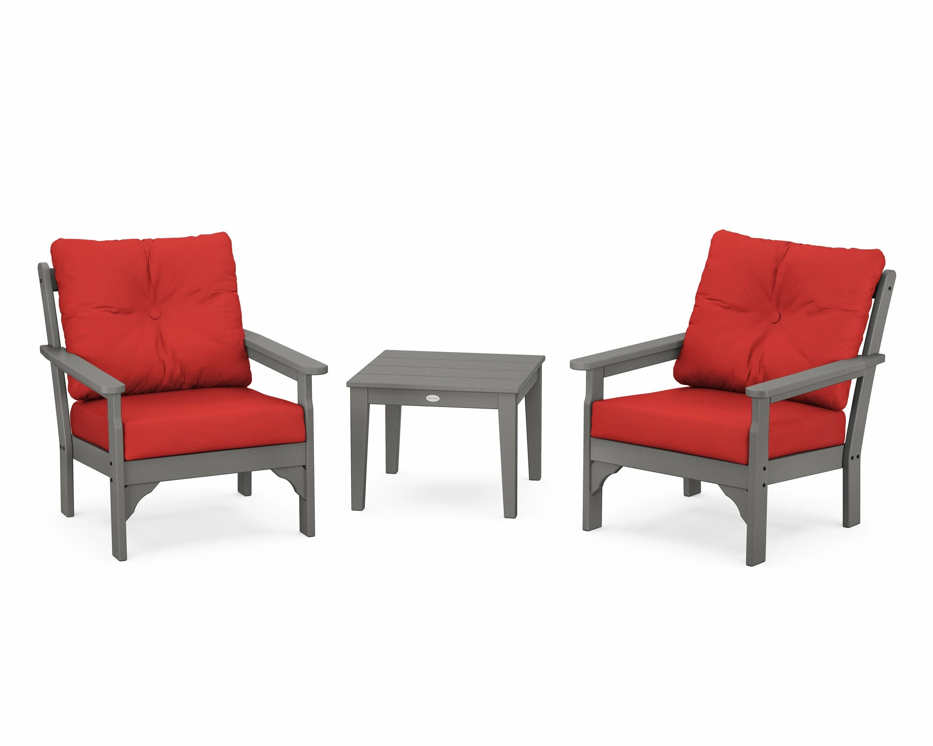 Vineyard 3-Piece Deep Seating Set