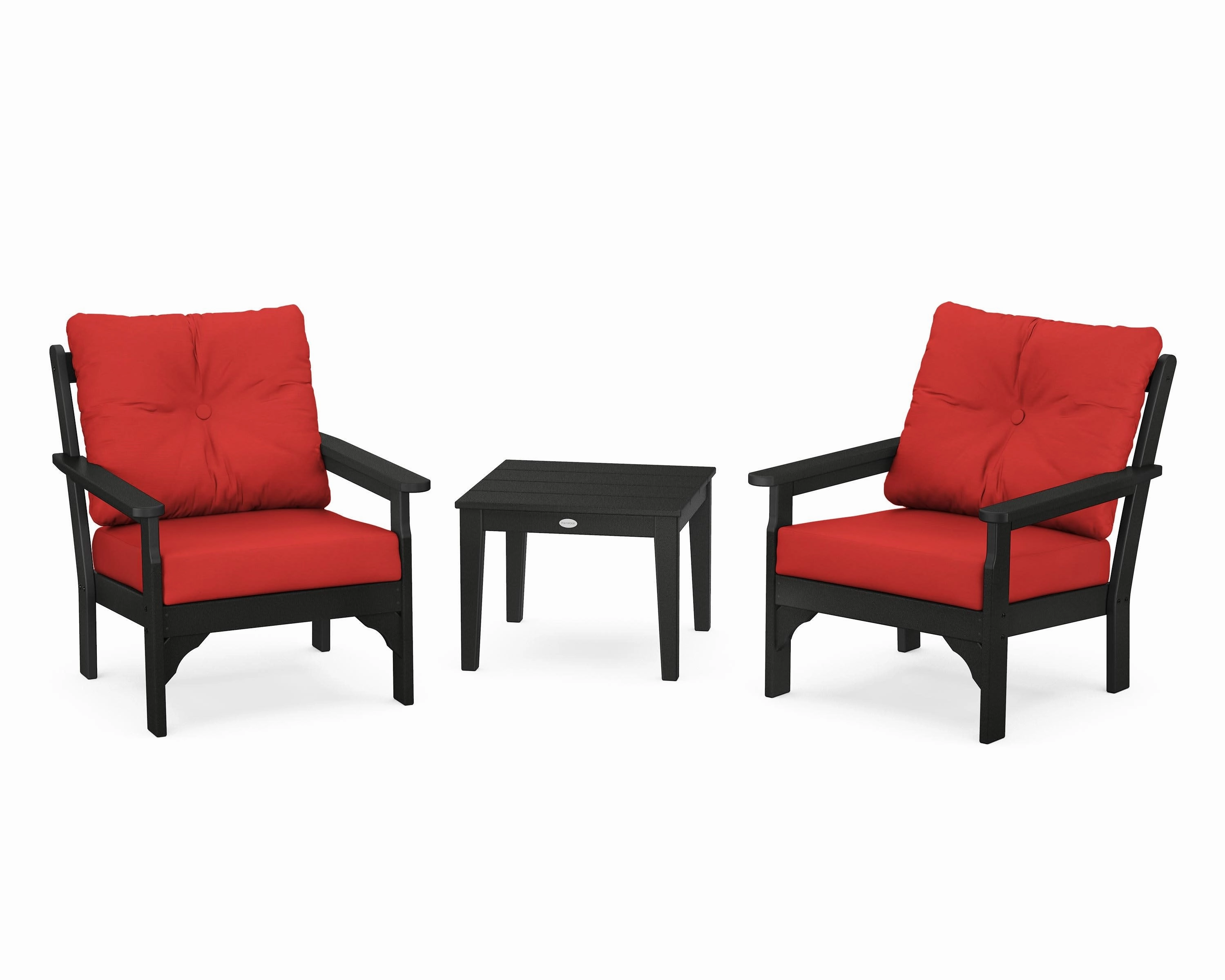 Vineyard 3-Piece Deep Seating Set