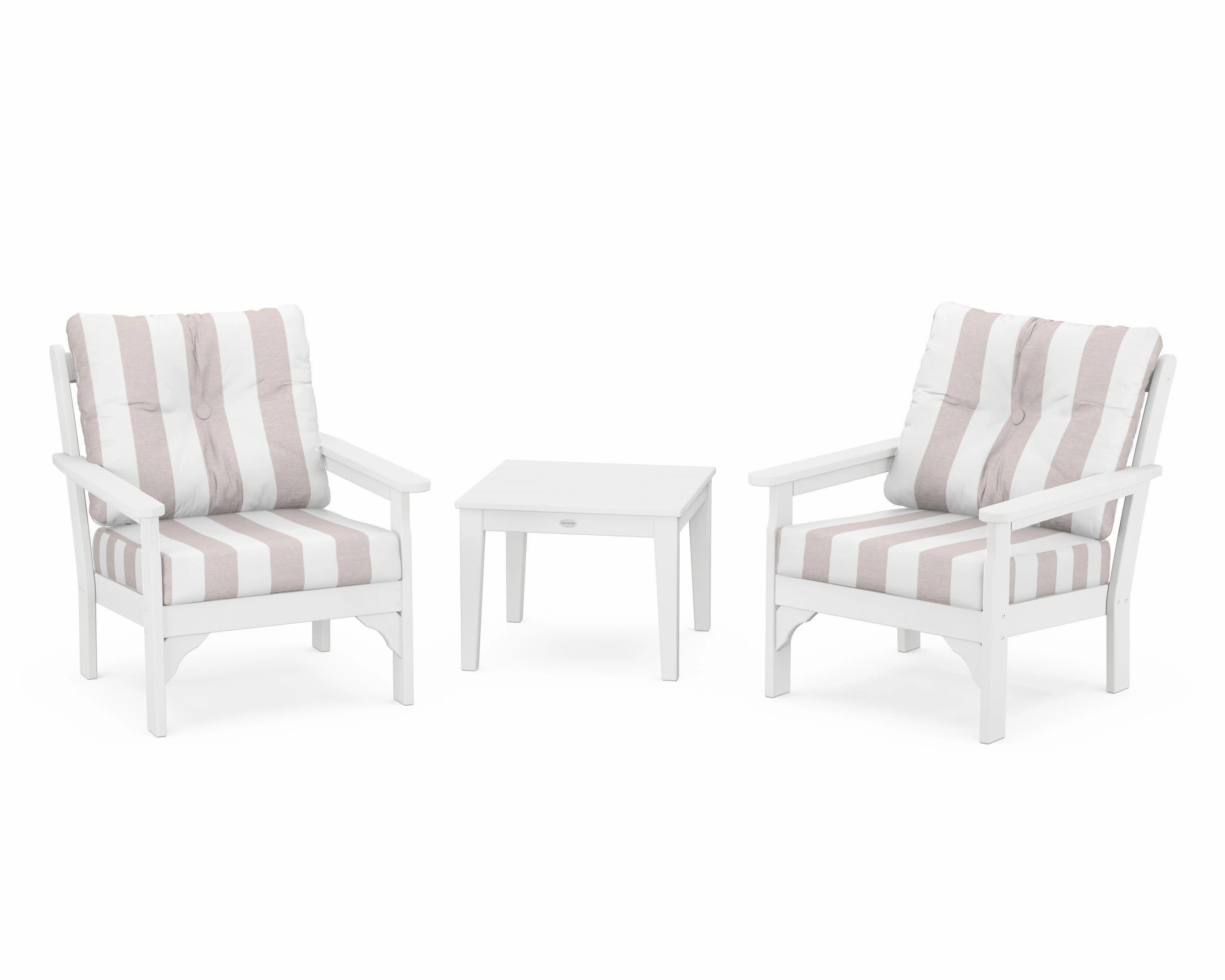 Vineyard 3-Piece Deep Seating Set