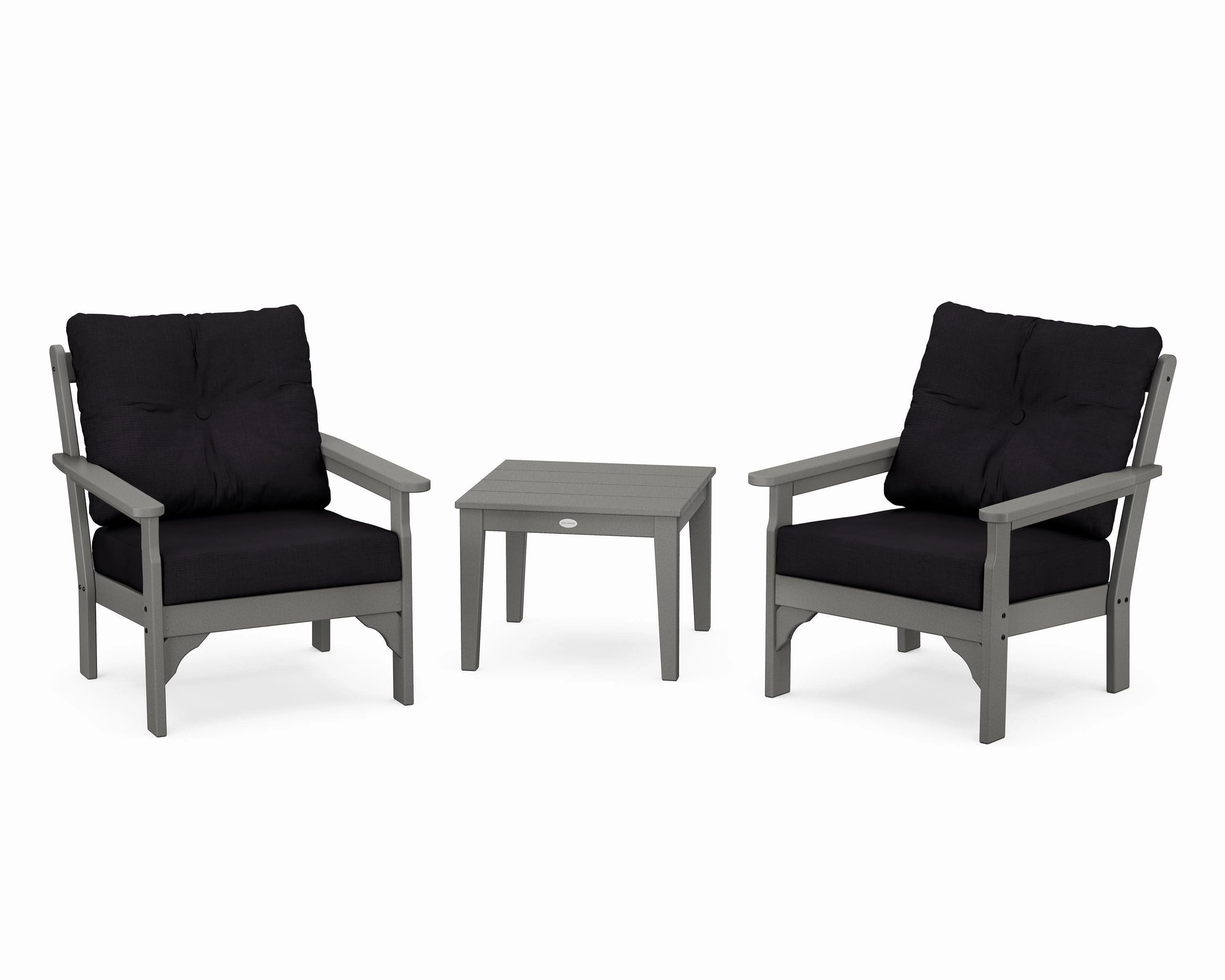 Vineyard 3-Piece Deep Seating Set