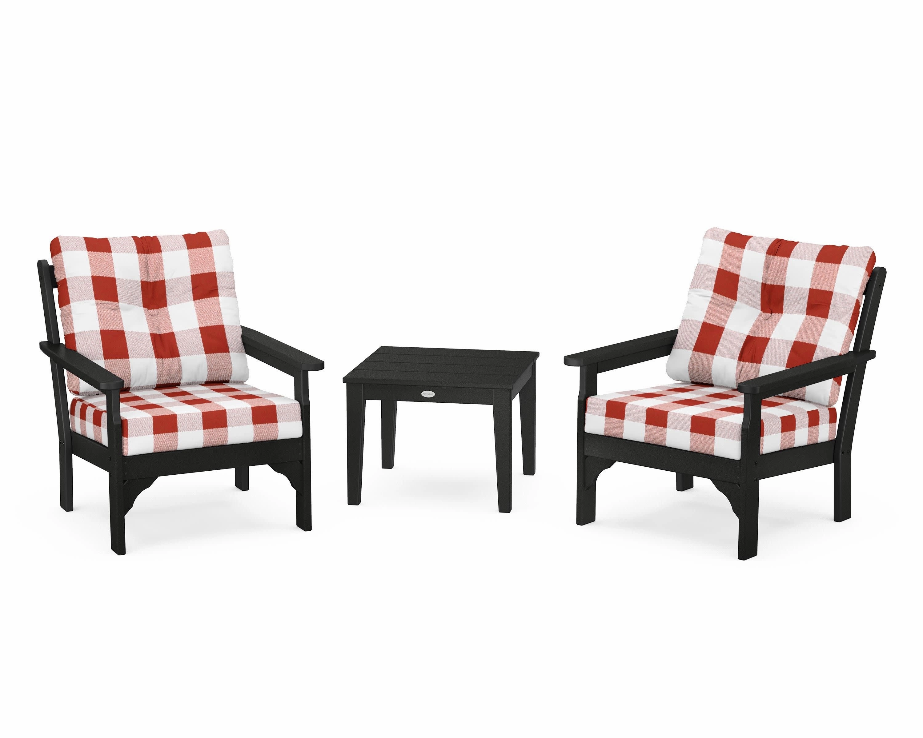 Vineyard 3-Piece Deep Seating Set