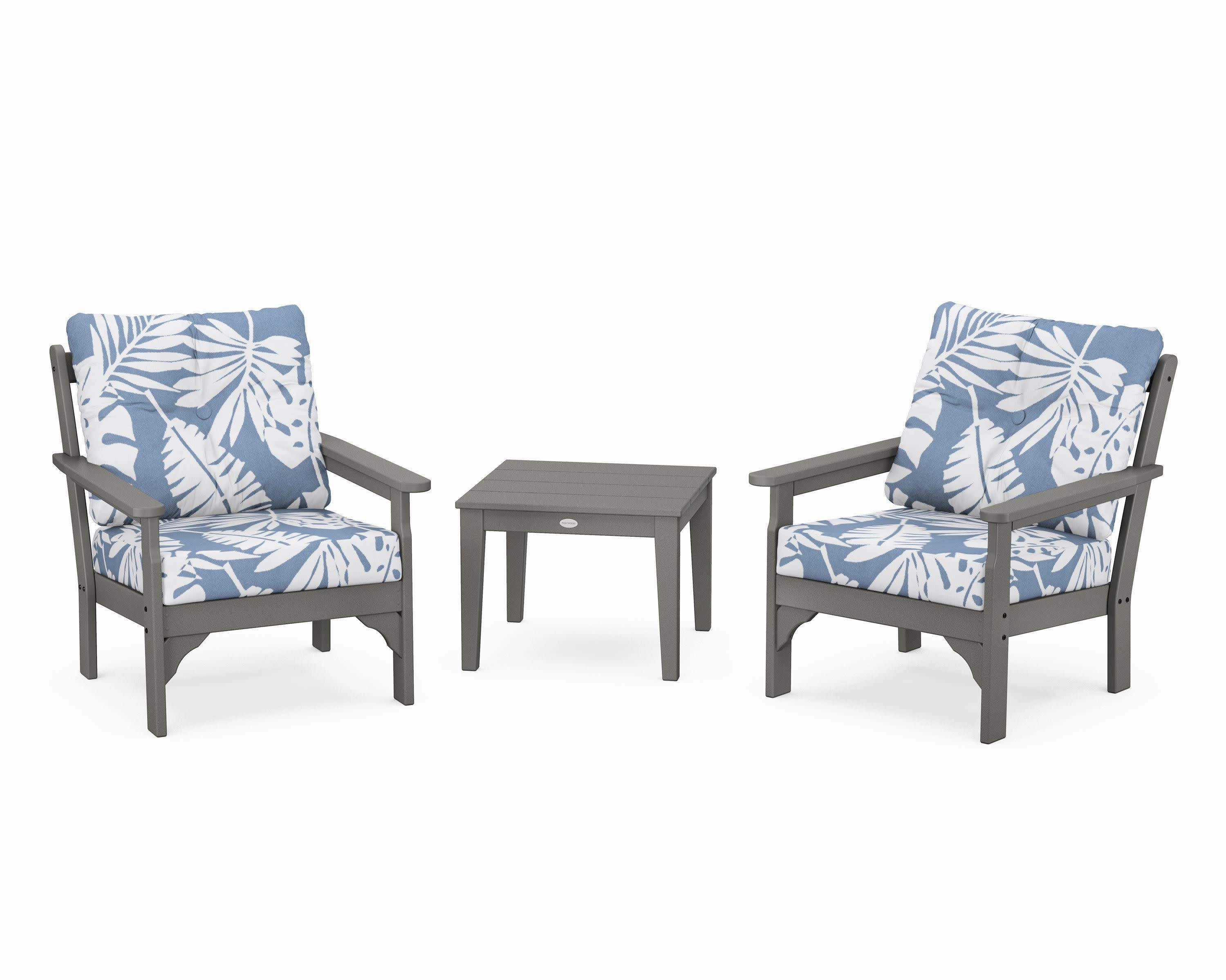 Vineyard 3-Piece Deep Seating Set