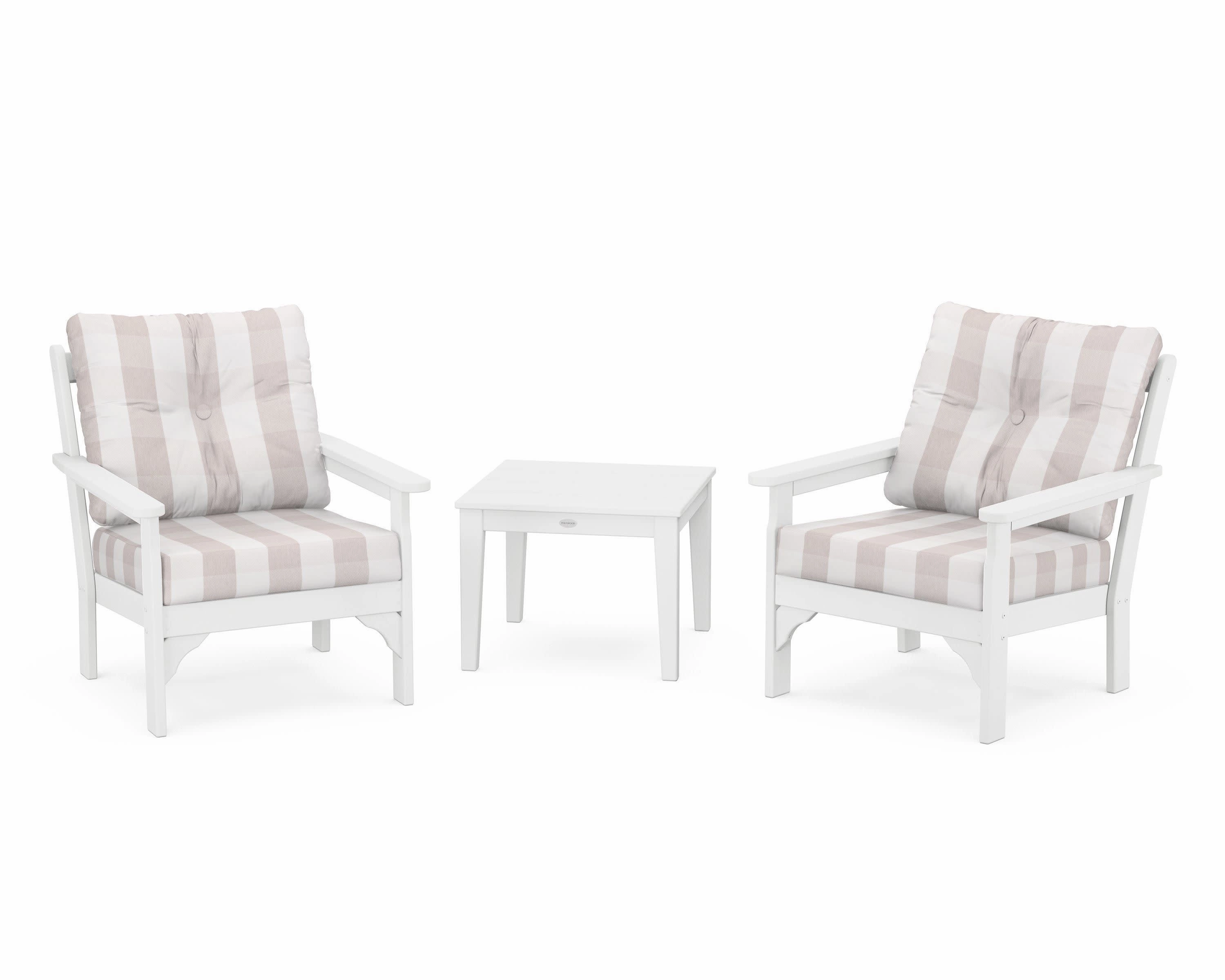 Vineyard 3-Piece Deep Seating Set