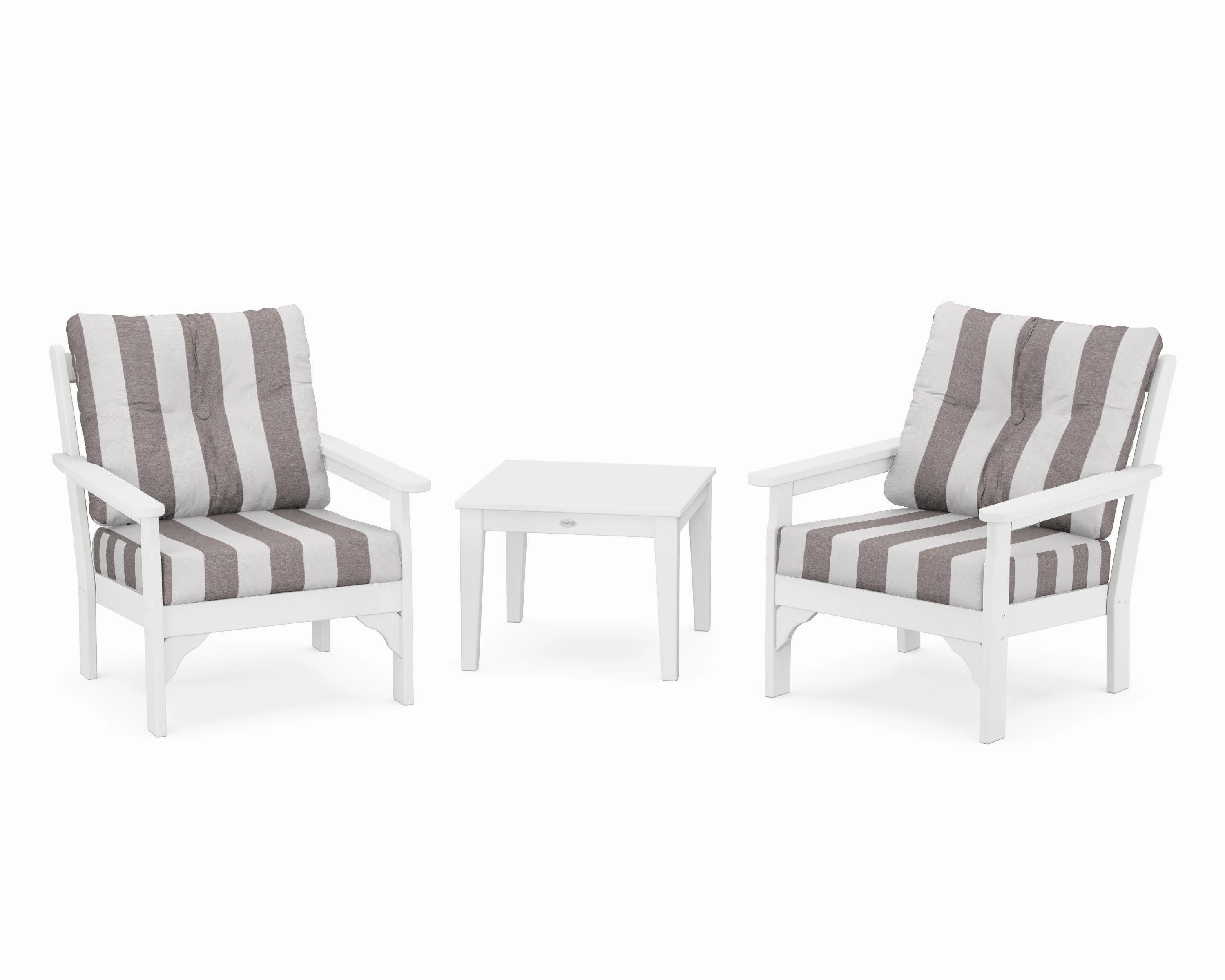 Vineyard 3-Piece Deep Seating Set