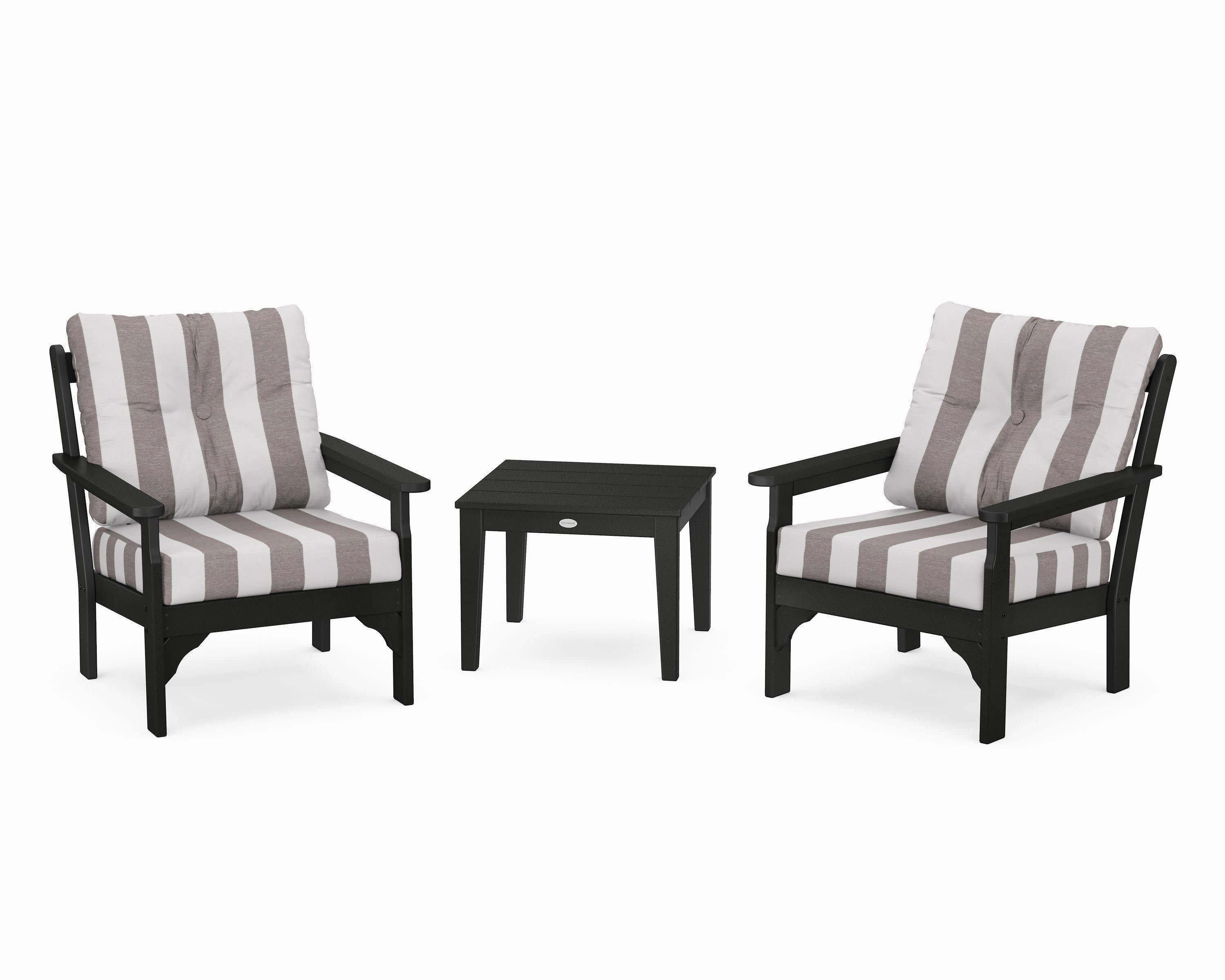 Vineyard 3-Piece Deep Seating Set