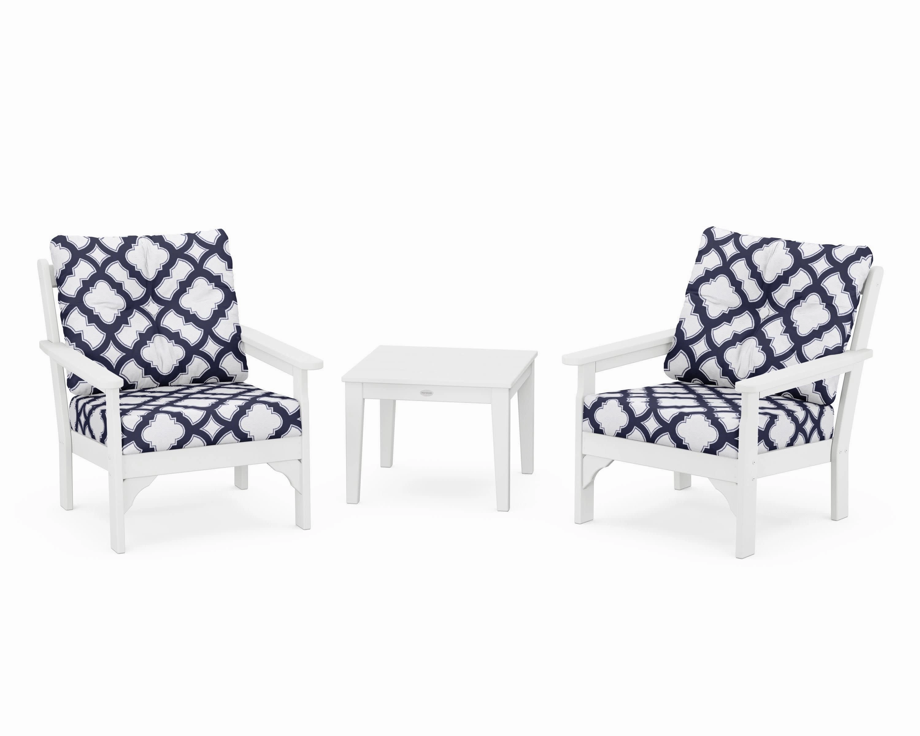 Vineyard 3-Piece Deep Seating Set