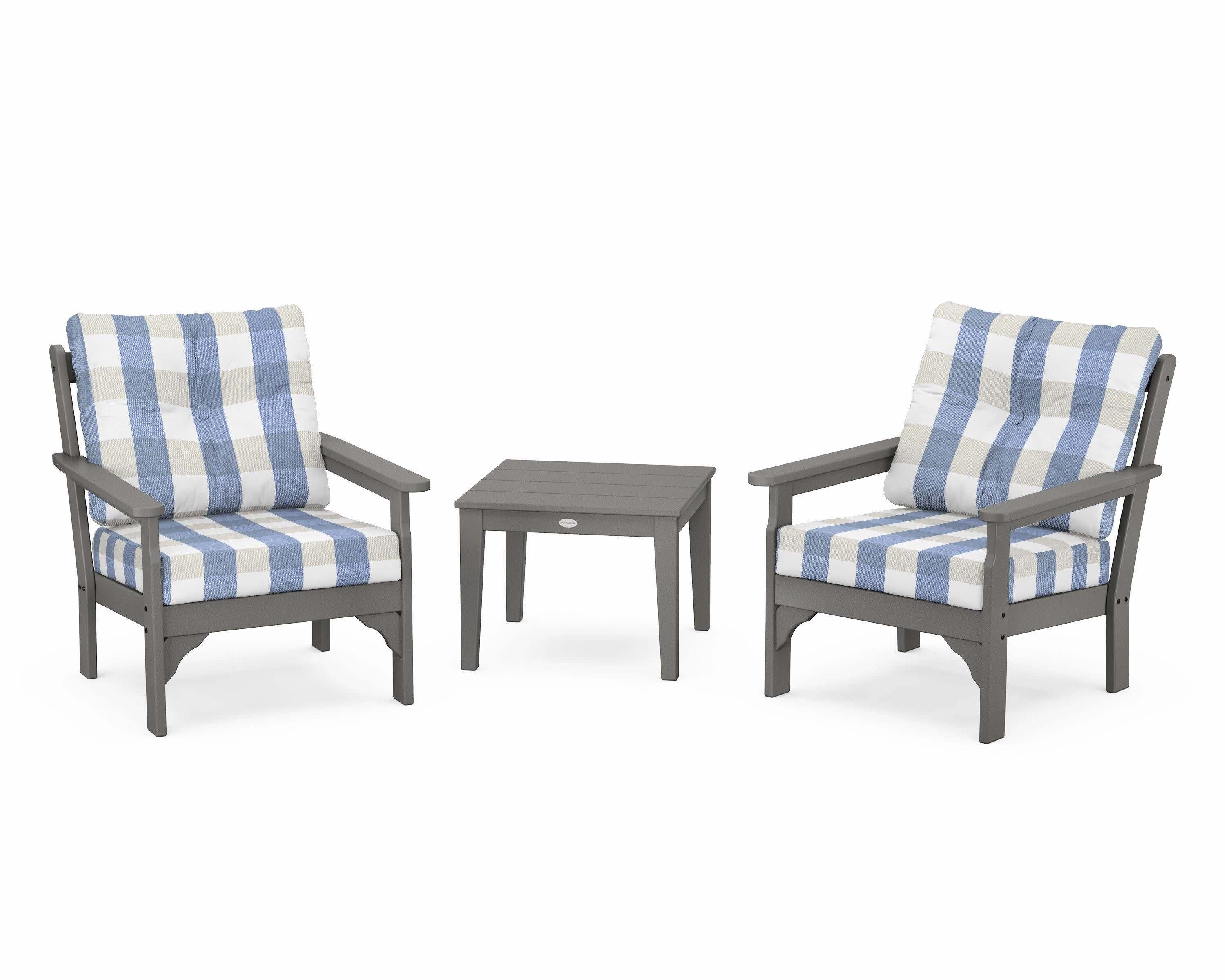Vineyard 3-Piece Deep Seating Set