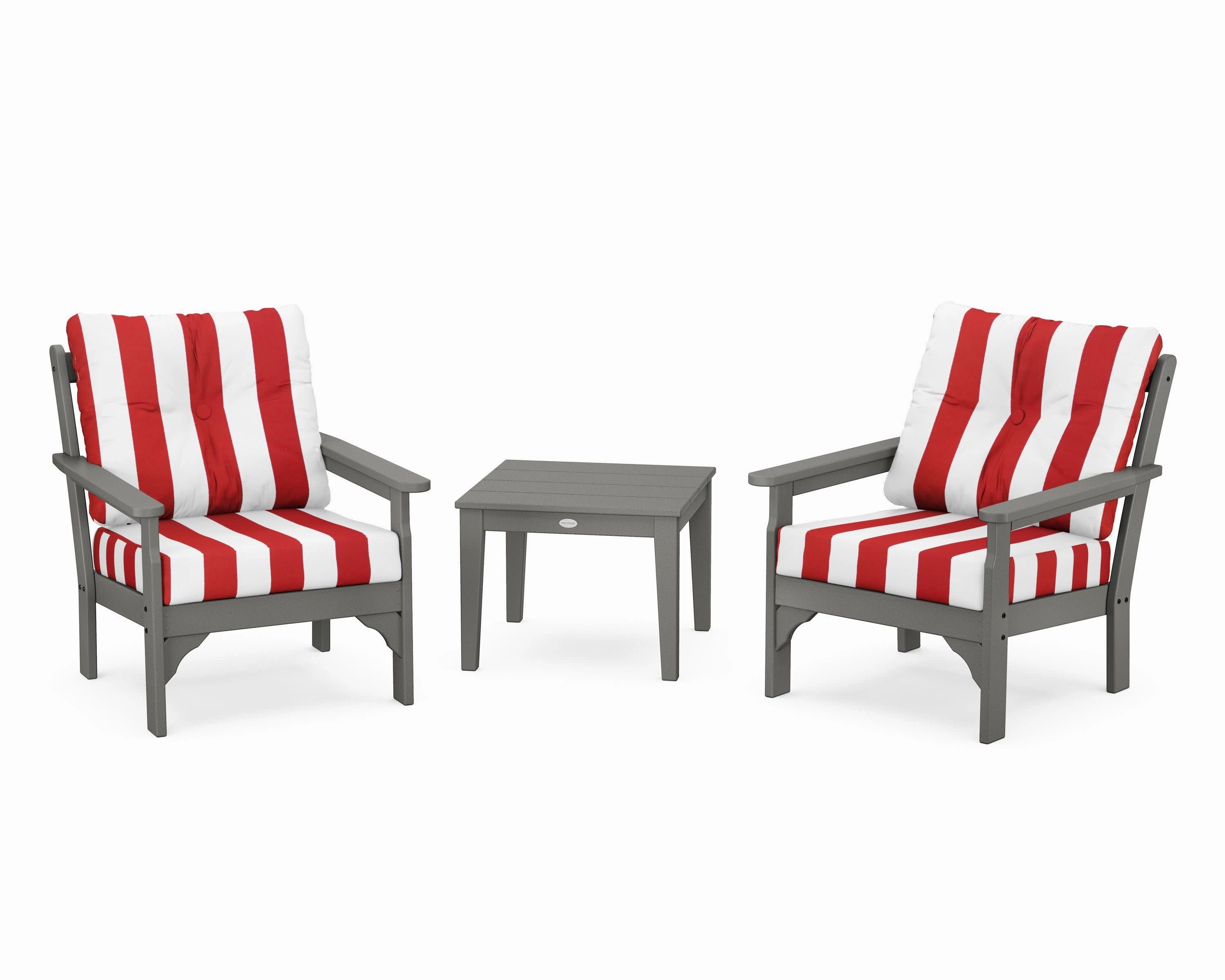 Vineyard 3-Piece Deep Seating Set