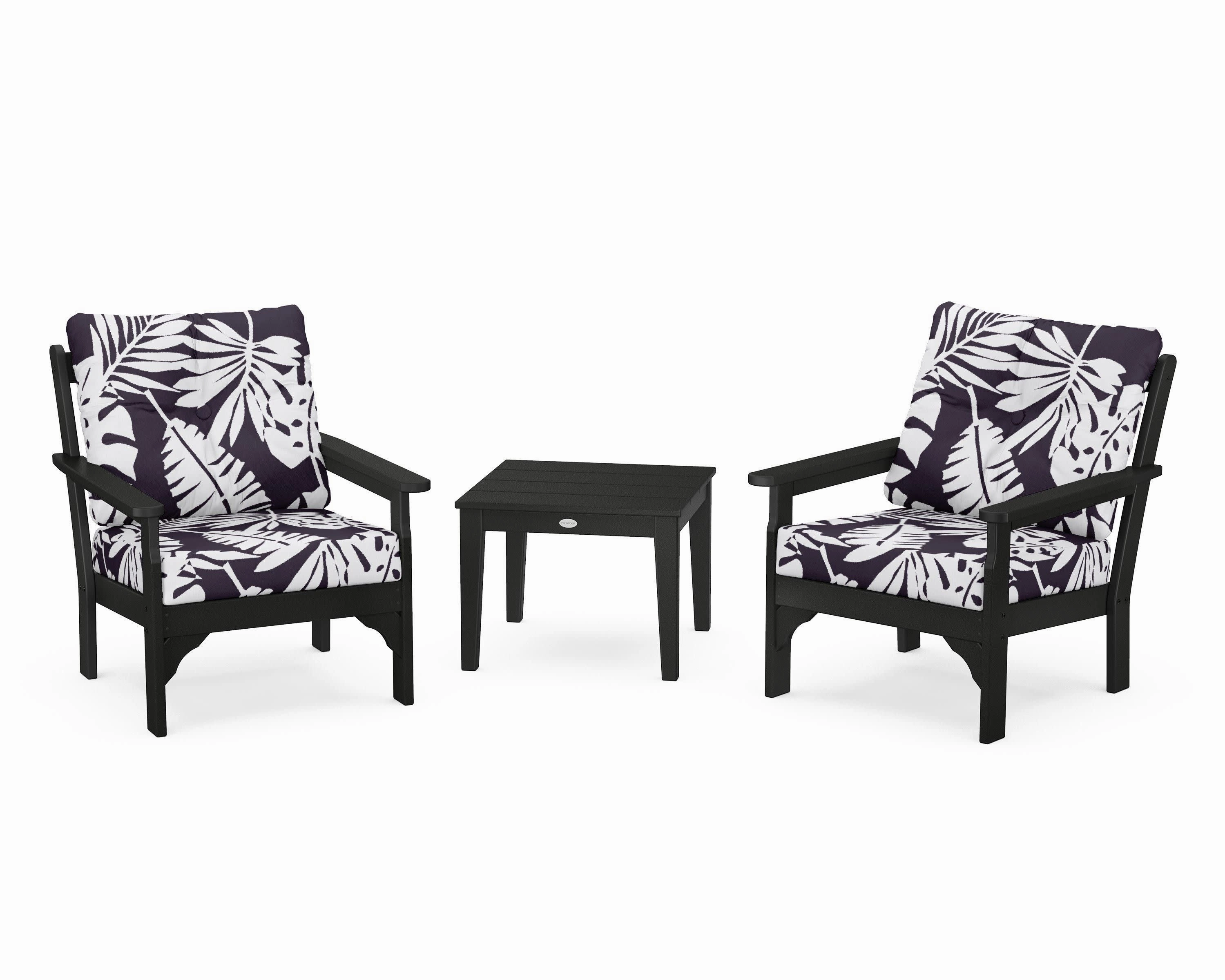 Vineyard 3-Piece Deep Seating Set