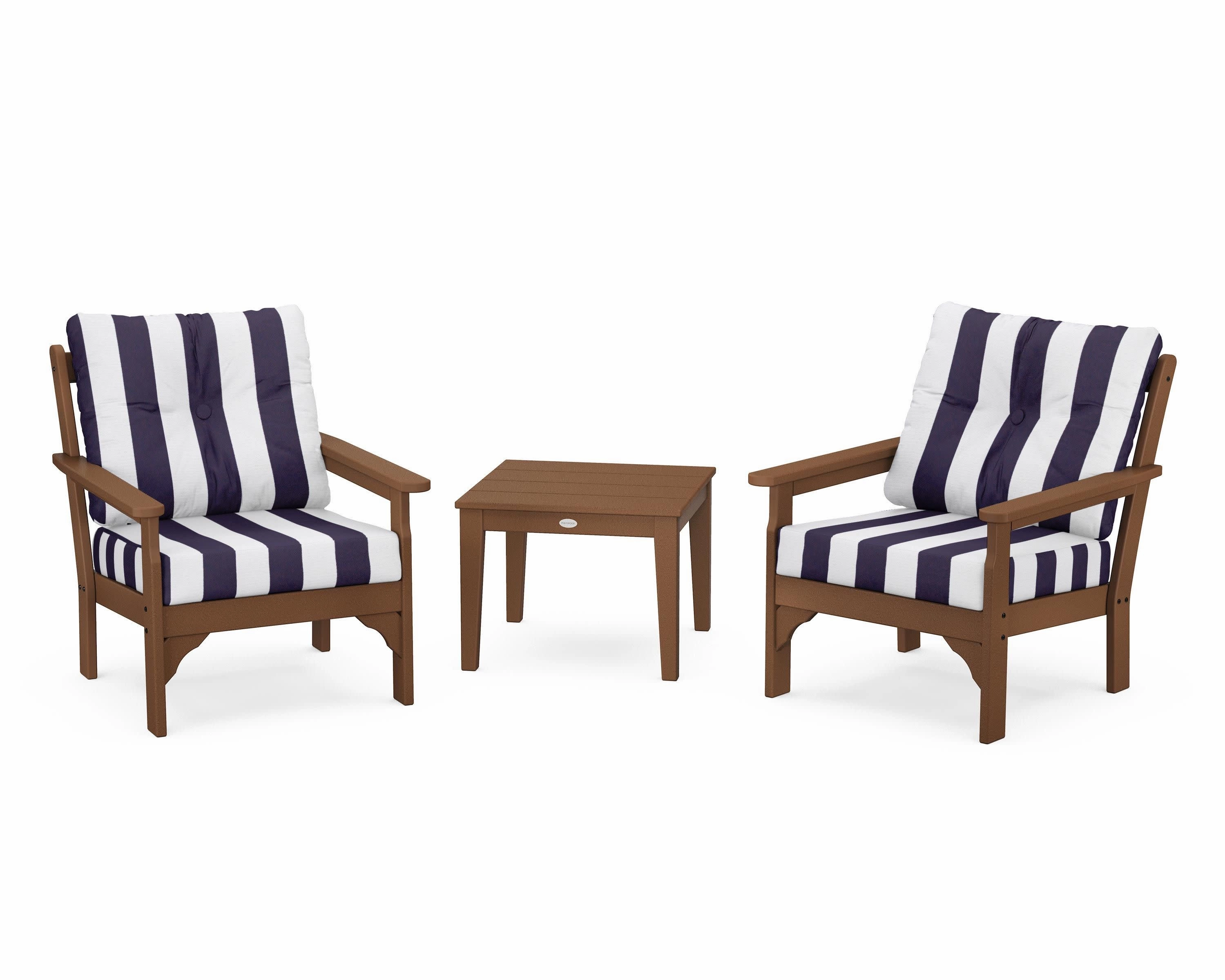 Vineyard 3-Piece Deep Seating Set