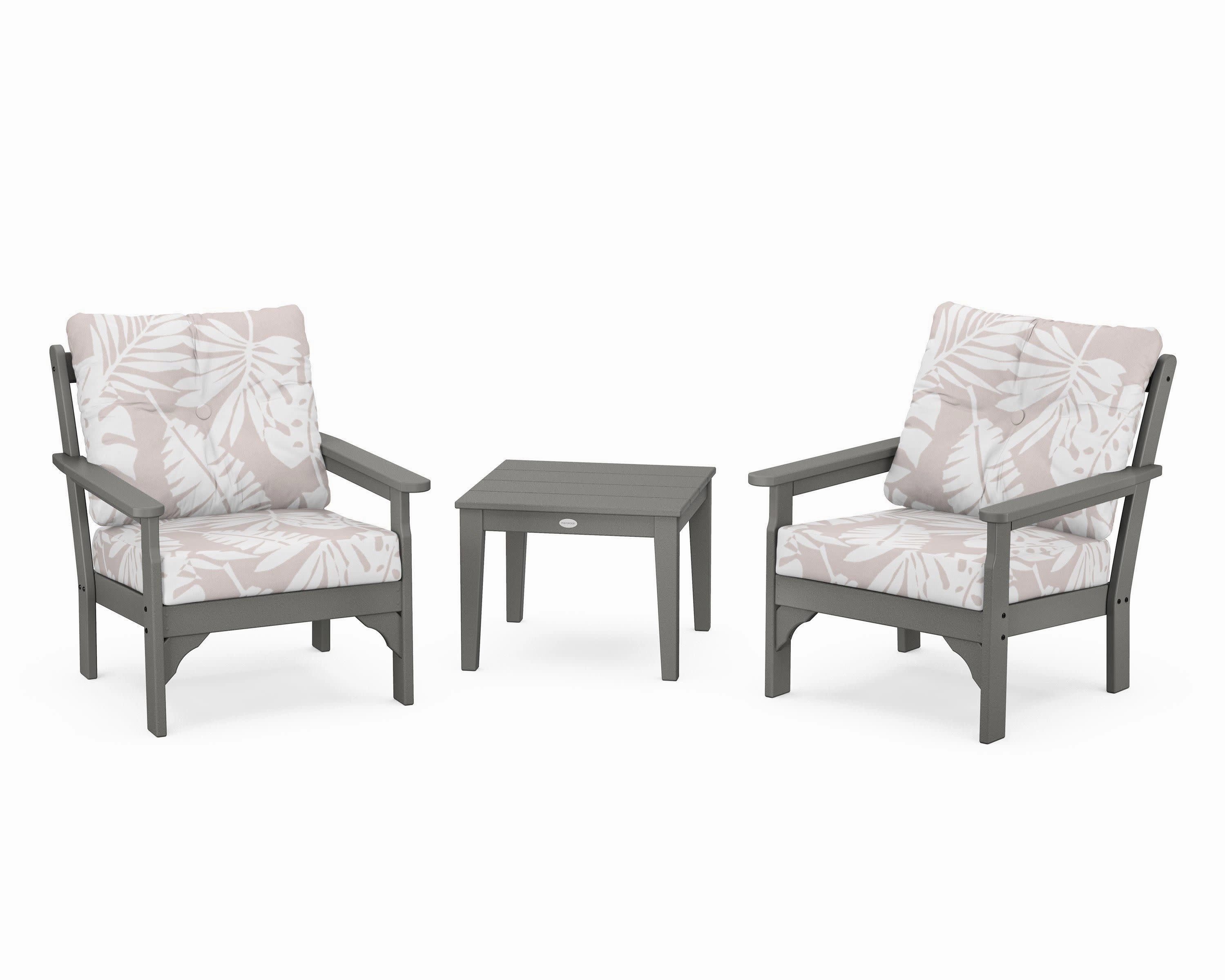 Vineyard 3-Piece Deep Seating Set