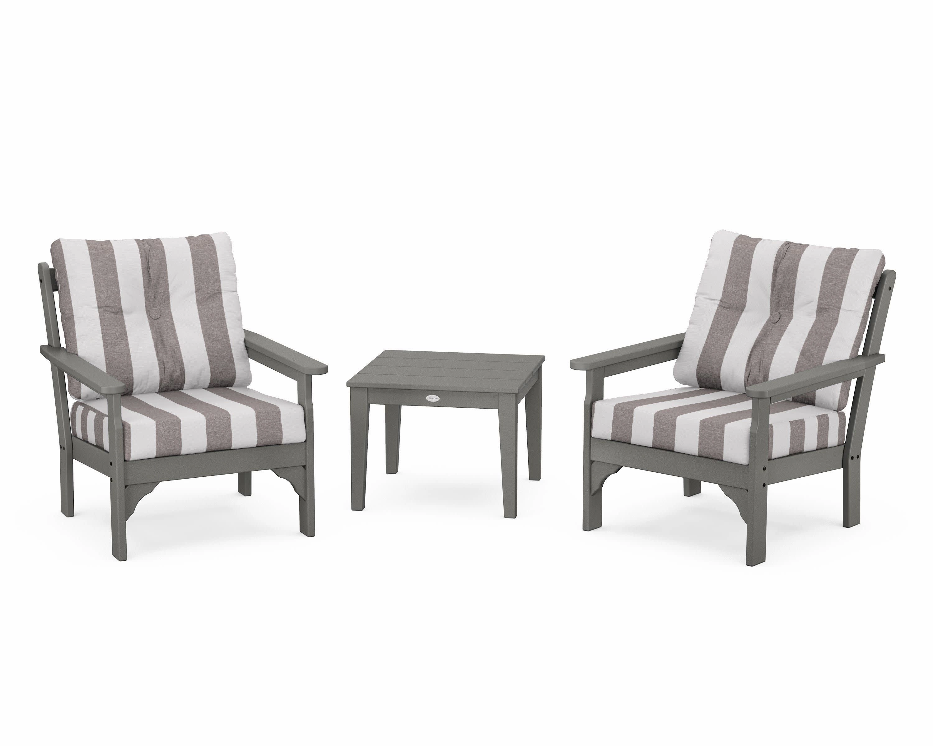 Vineyard 3-Piece Deep Seating Set