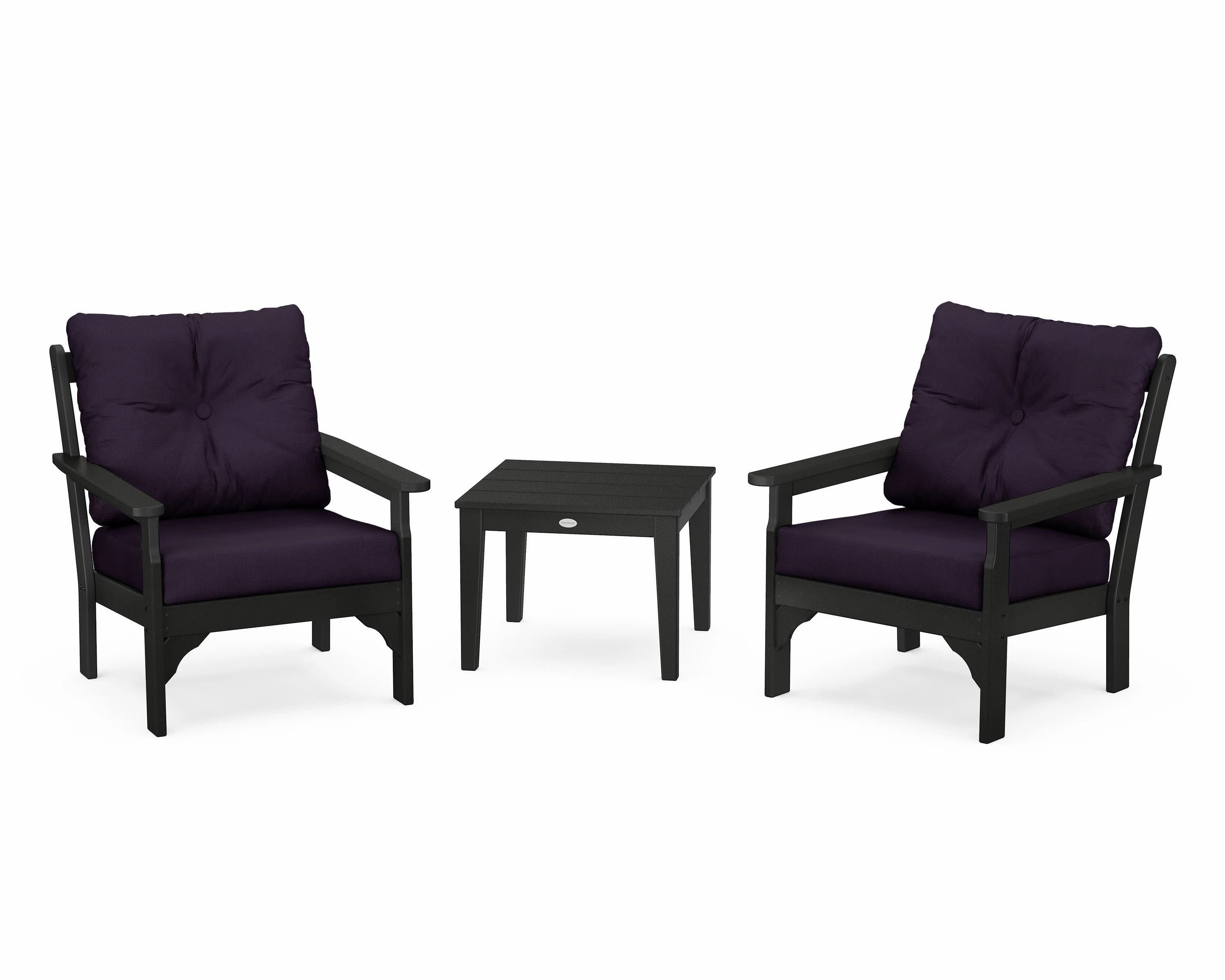 Vineyard 3-Piece Deep Seating Set