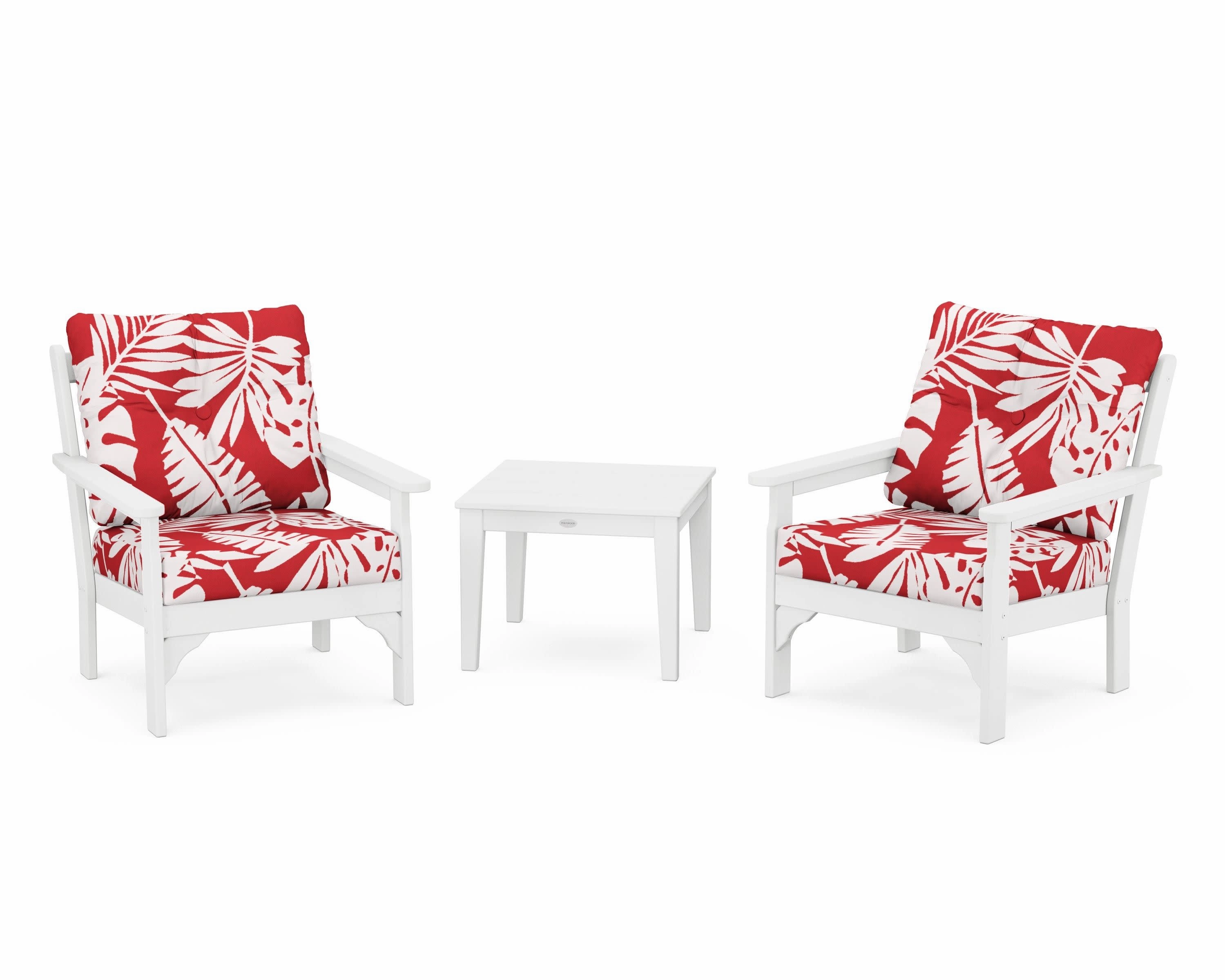 Vineyard 3-Piece Deep Seating Set