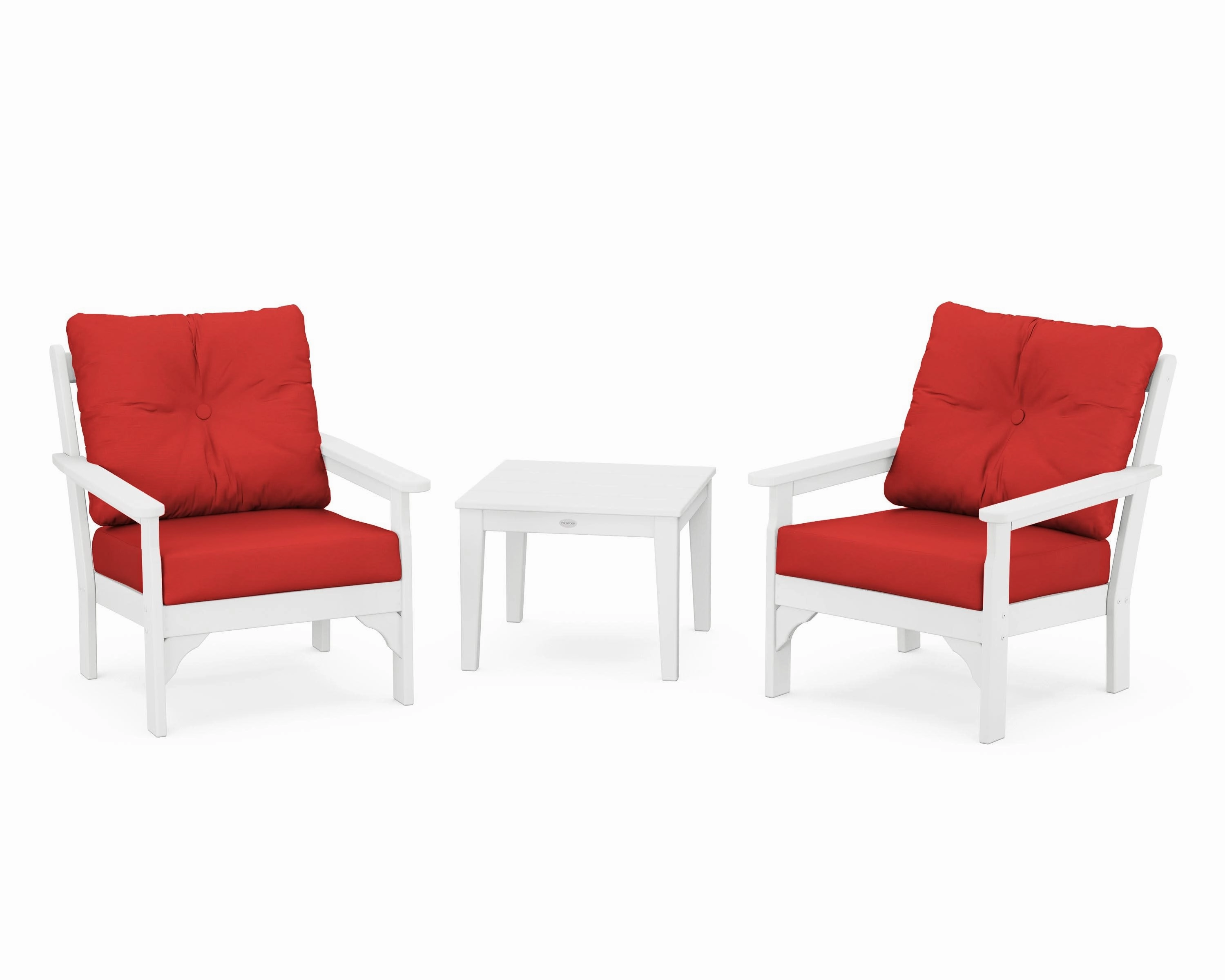 Vineyard 3-Piece Deep Seating Set