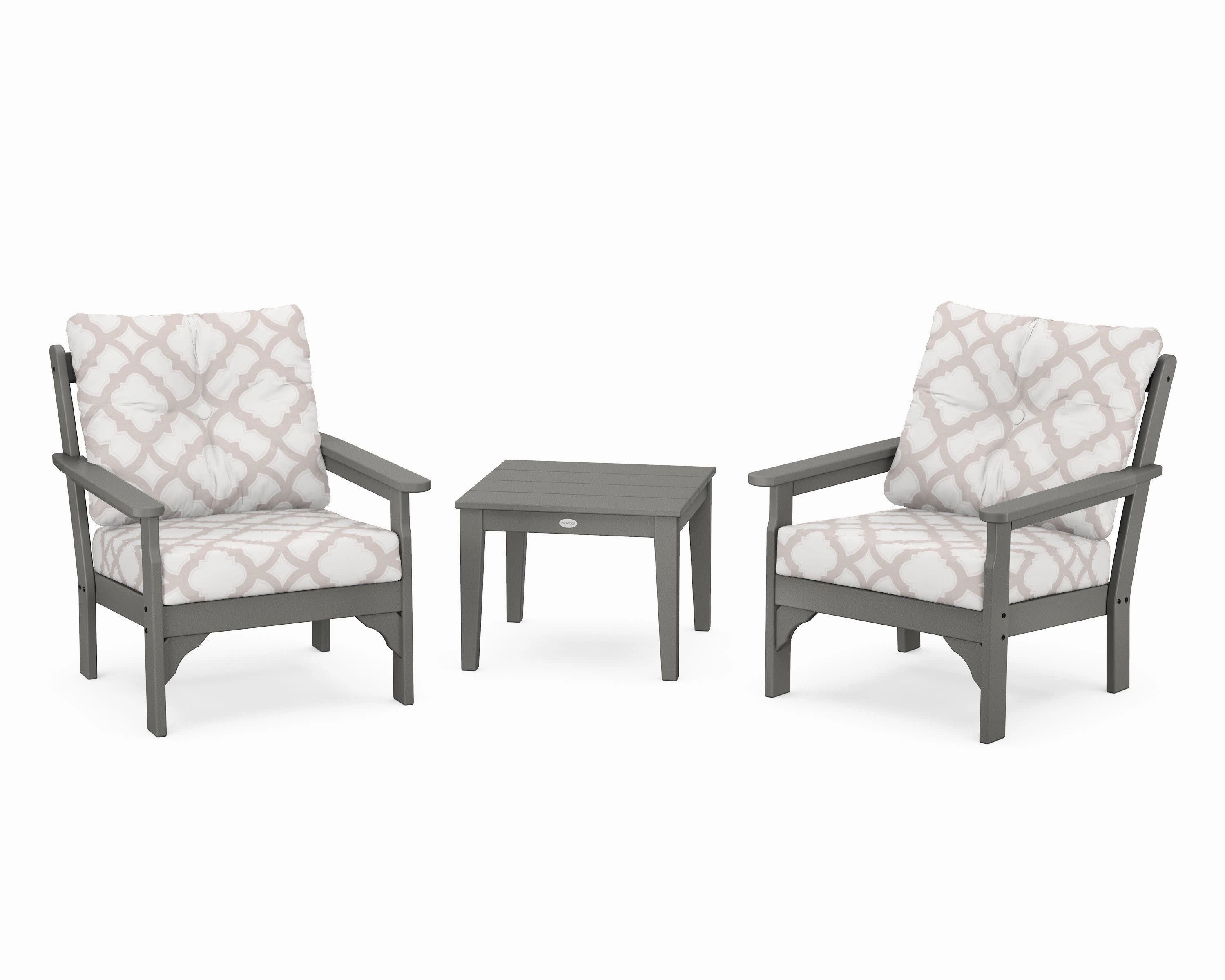Vineyard 3-Piece Deep Seating Set