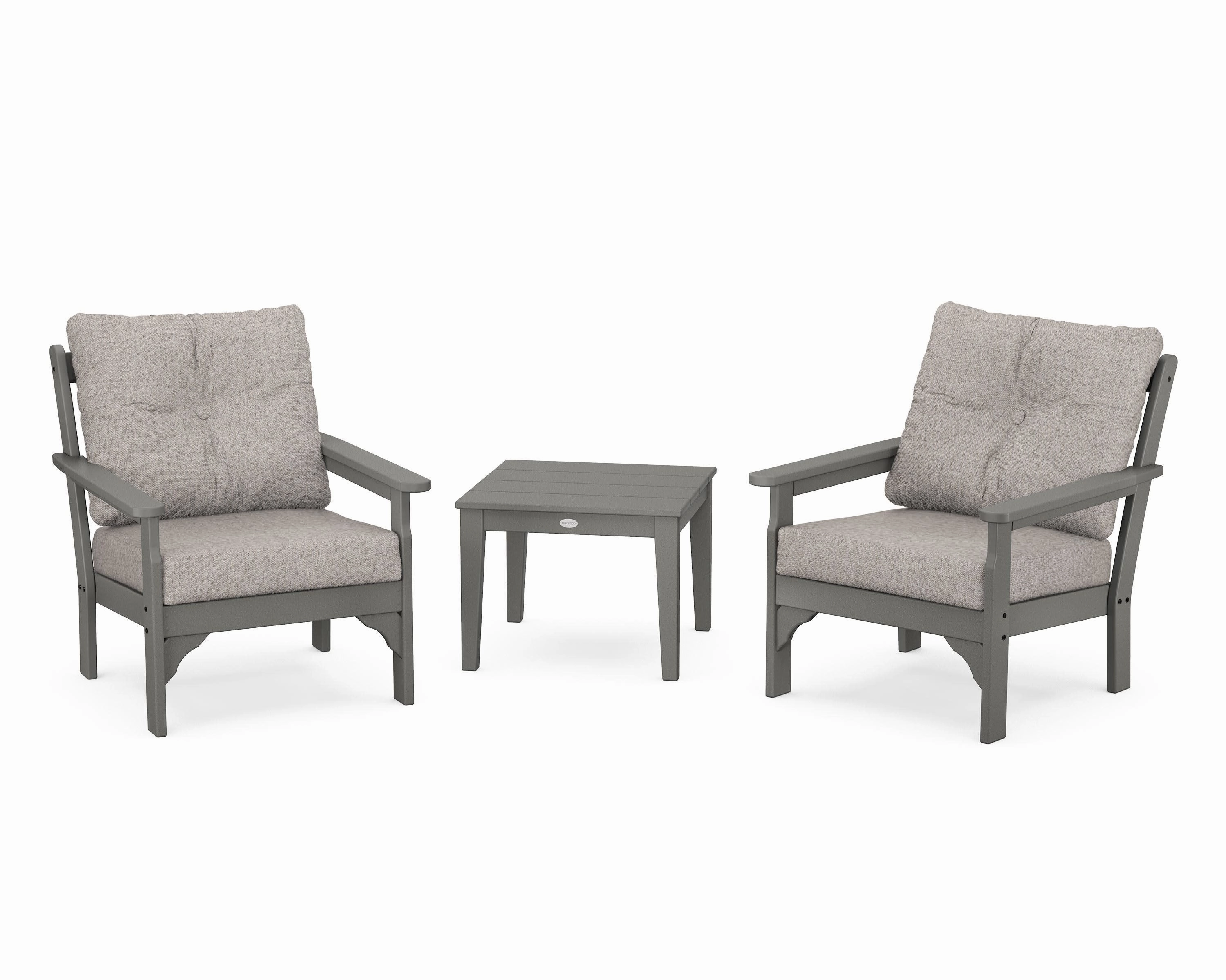 Vineyard 3-Piece Deep Seating Set