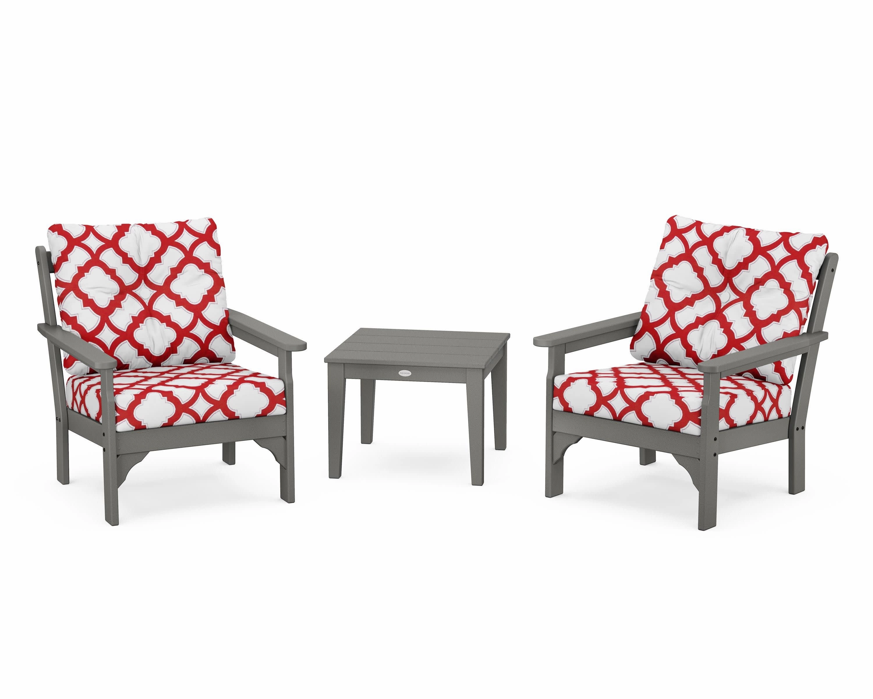 Vineyard 3-Piece Deep Seating Set