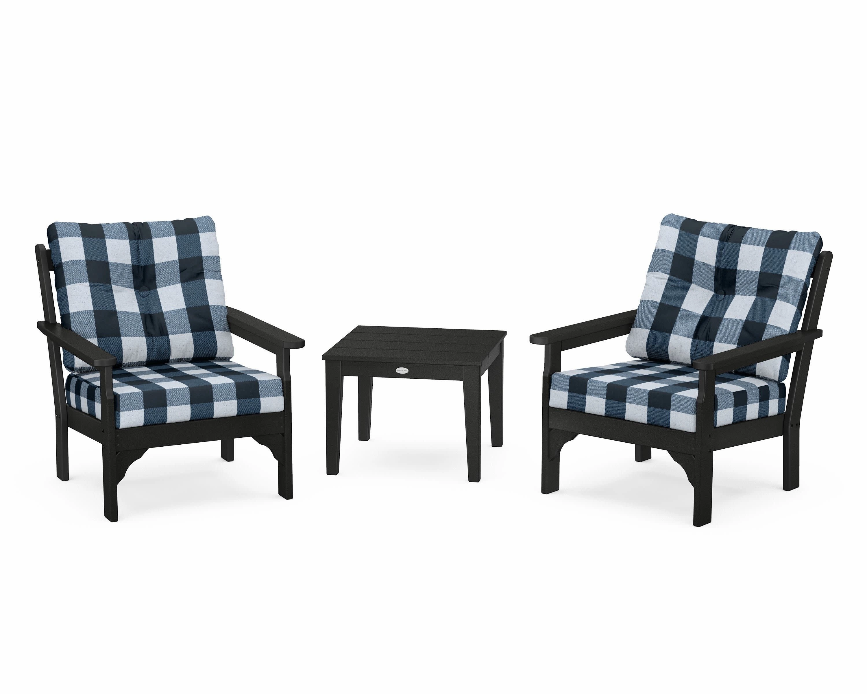 Vineyard 3-Piece Deep Seating Set
