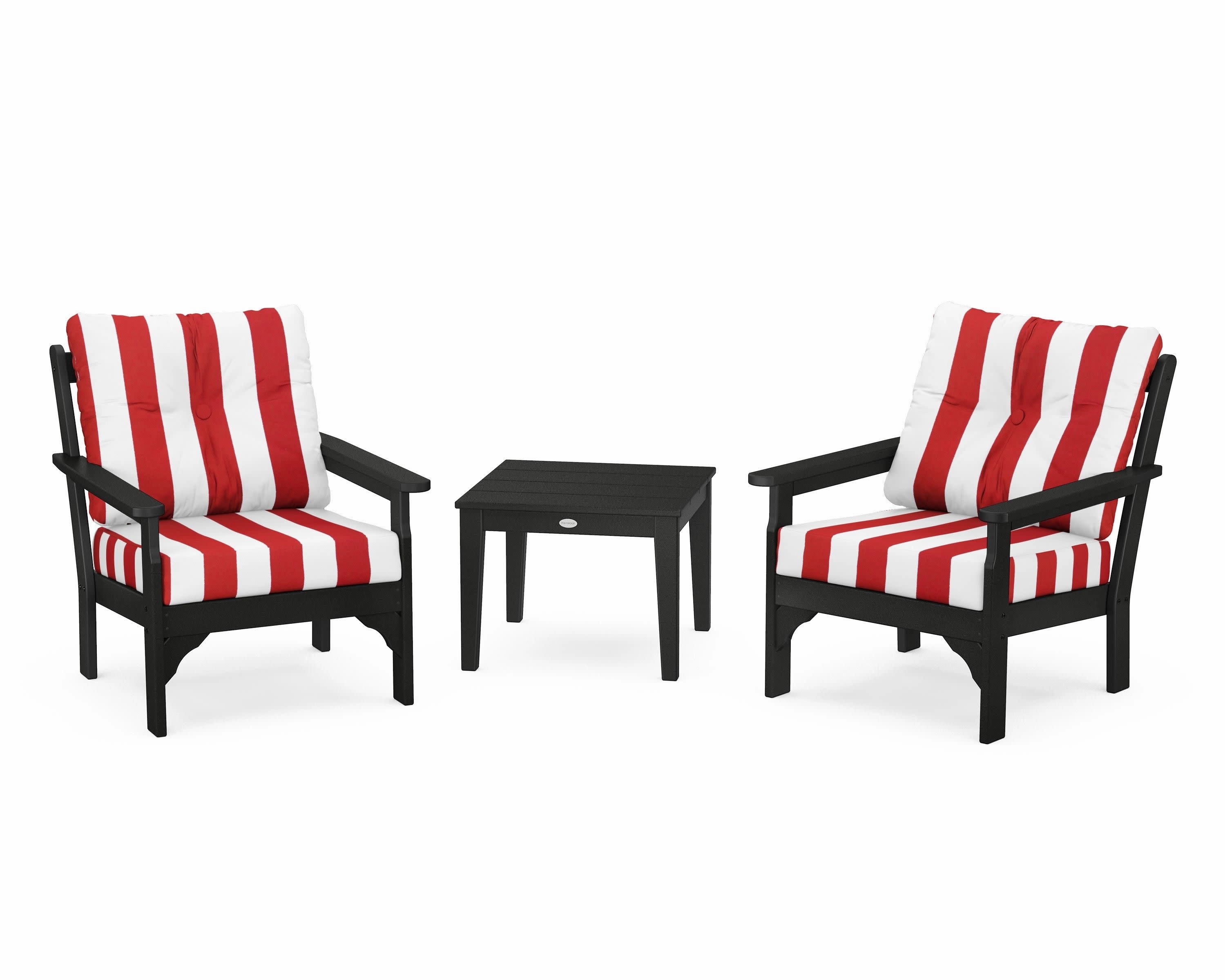 Vineyard 3-Piece Deep Seating Set