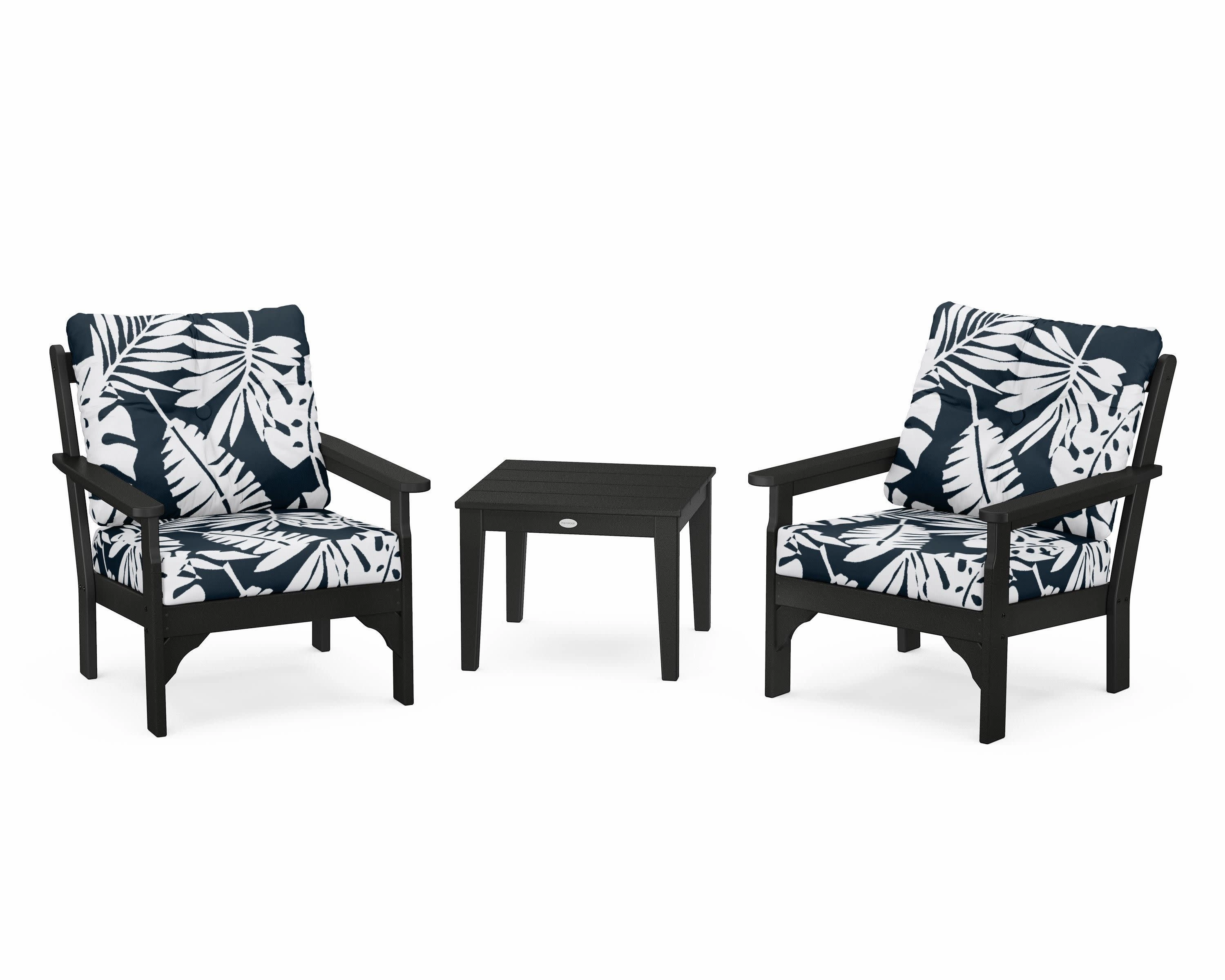 Vineyard 3-Piece Deep Seating Set