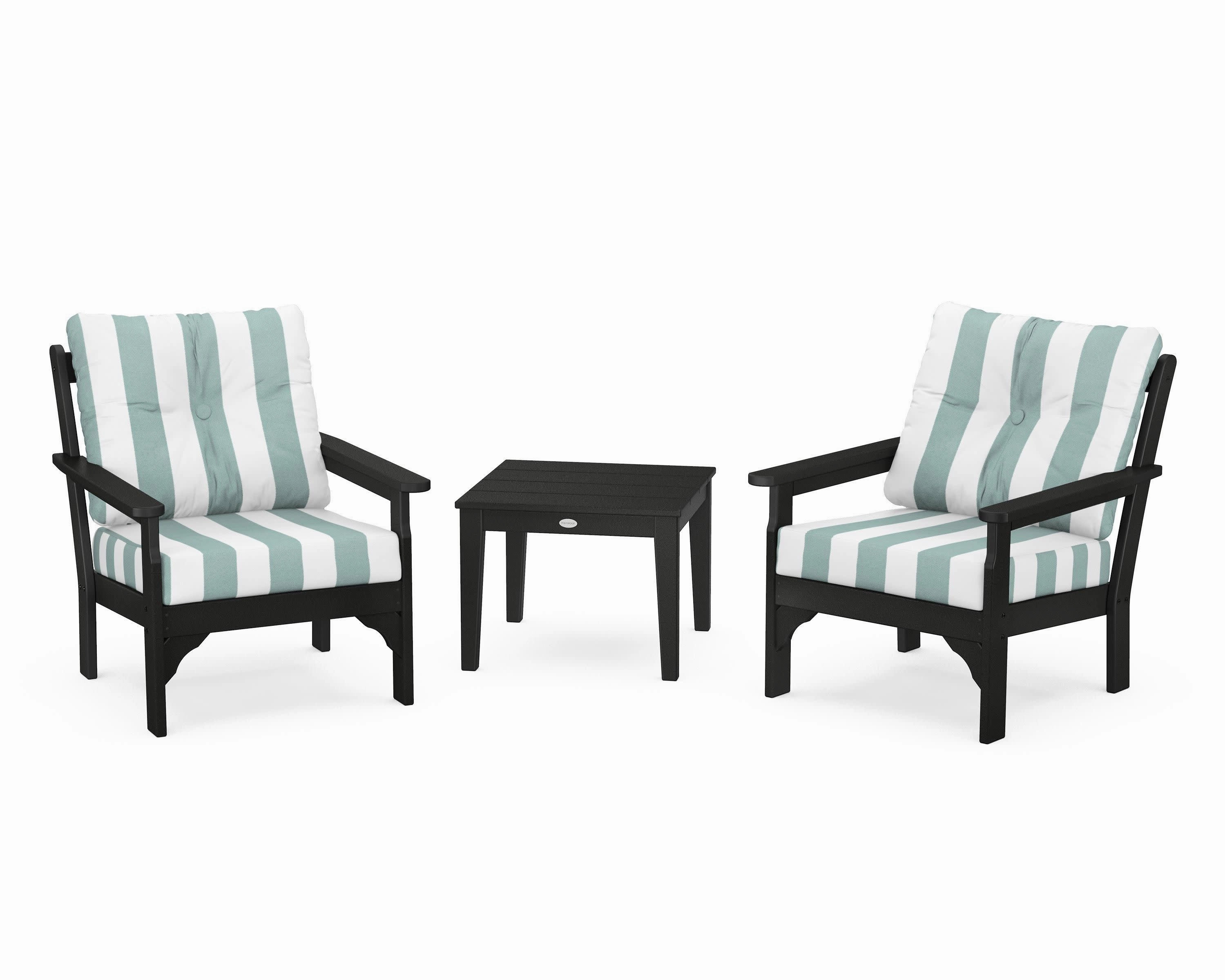 Vineyard 3-Piece Deep Seating Set