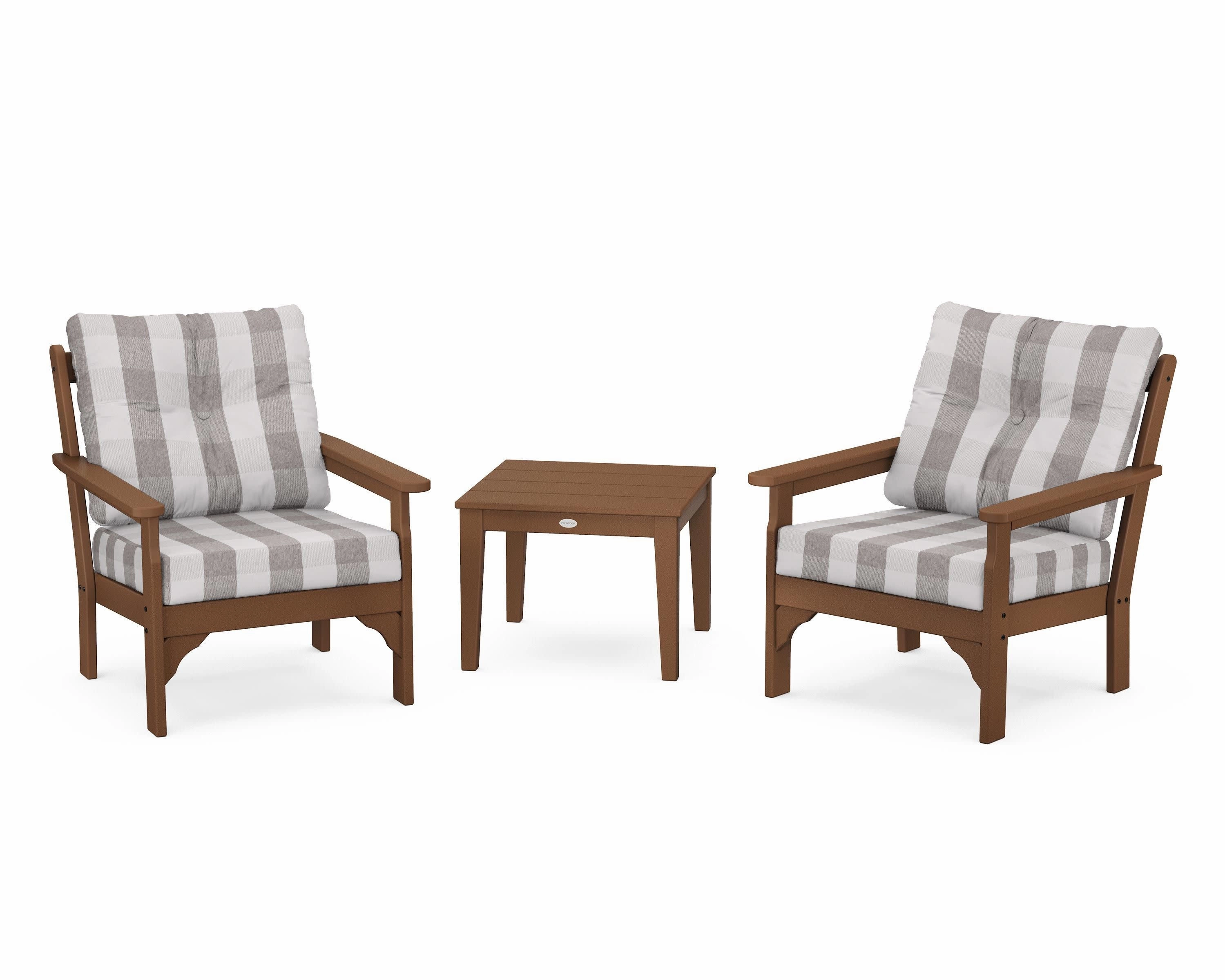 Vineyard 3-Piece Deep Seating Set