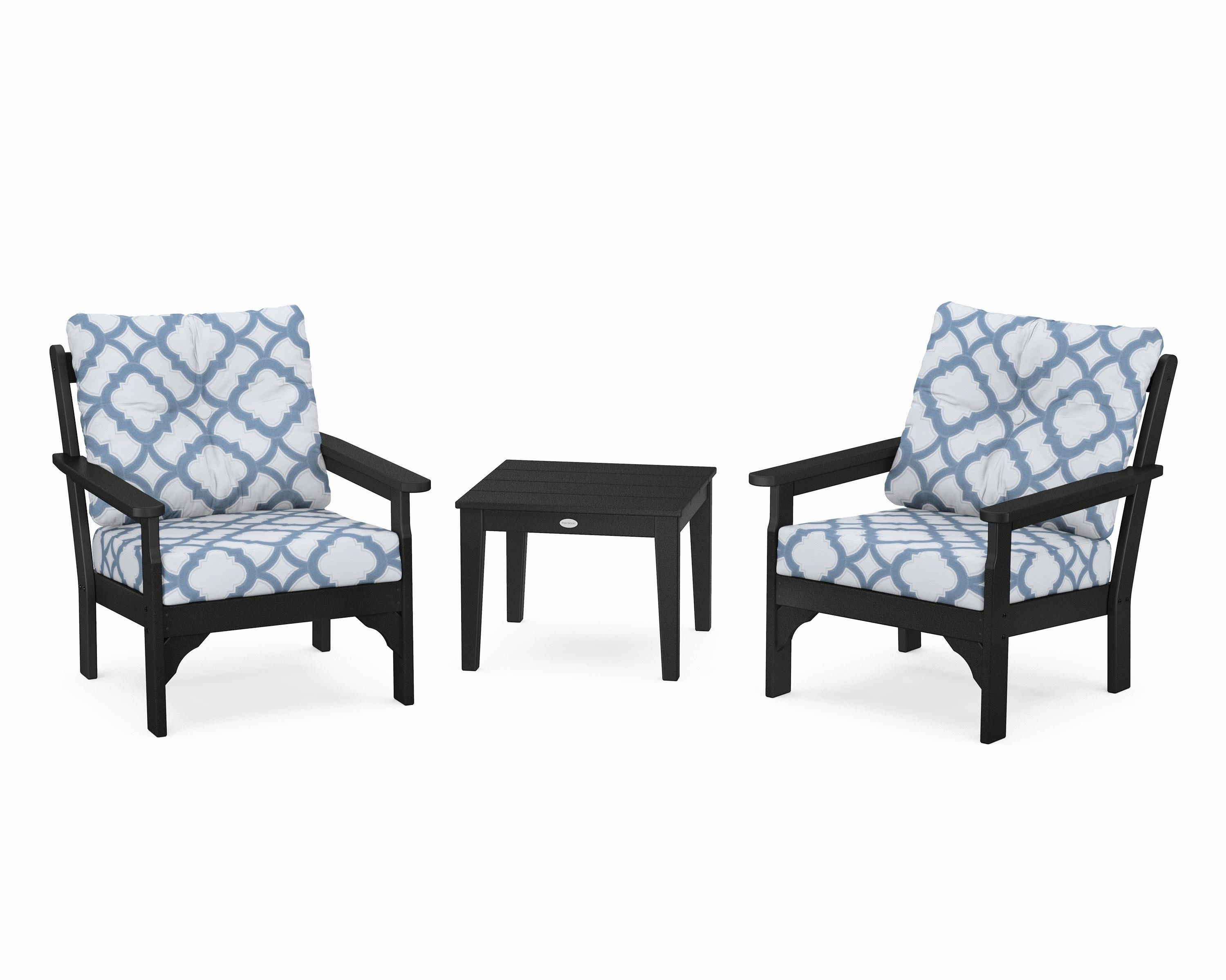 Vineyard 3-Piece Deep Seating Set