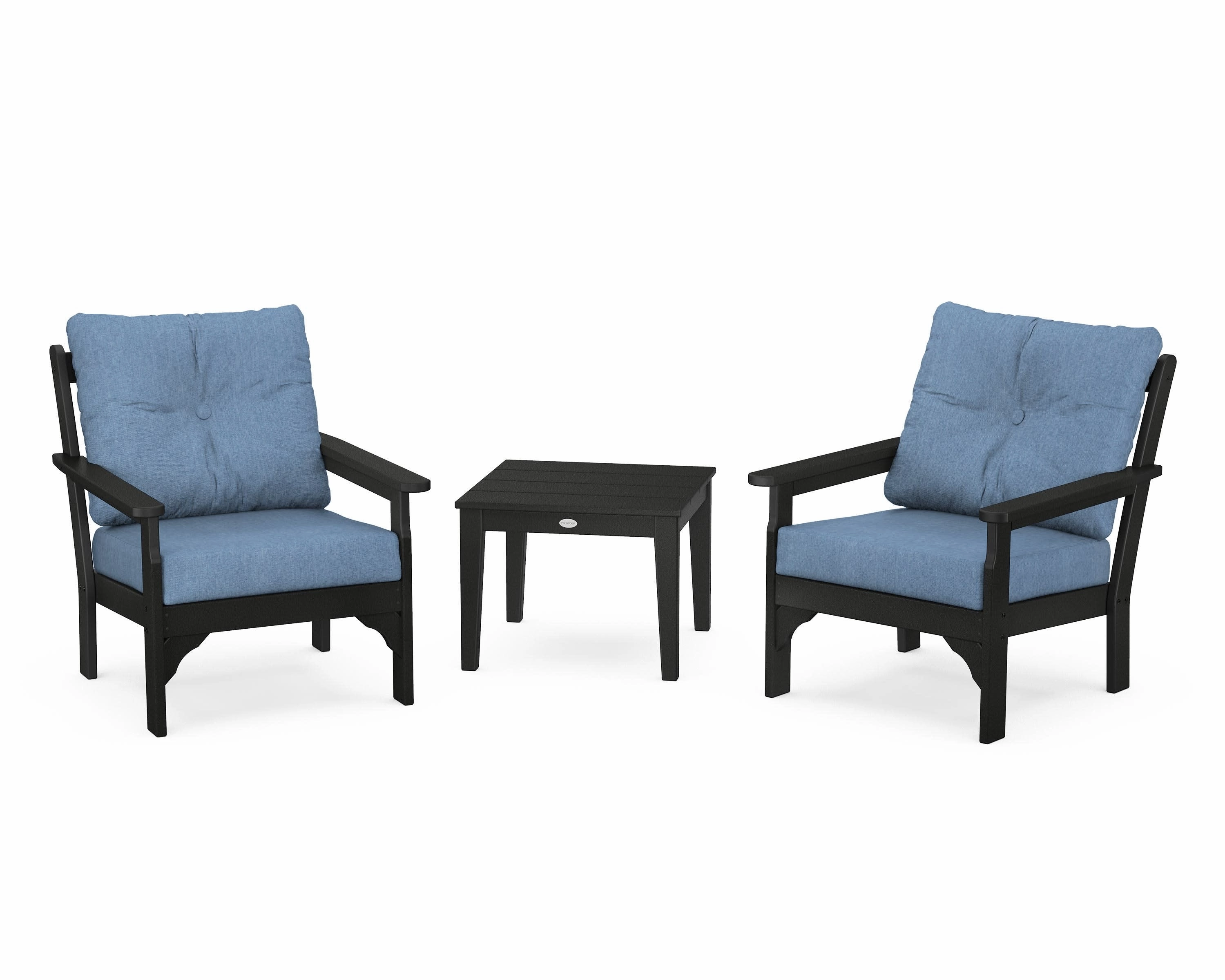 Vineyard 3-Piece Deep Seating Set