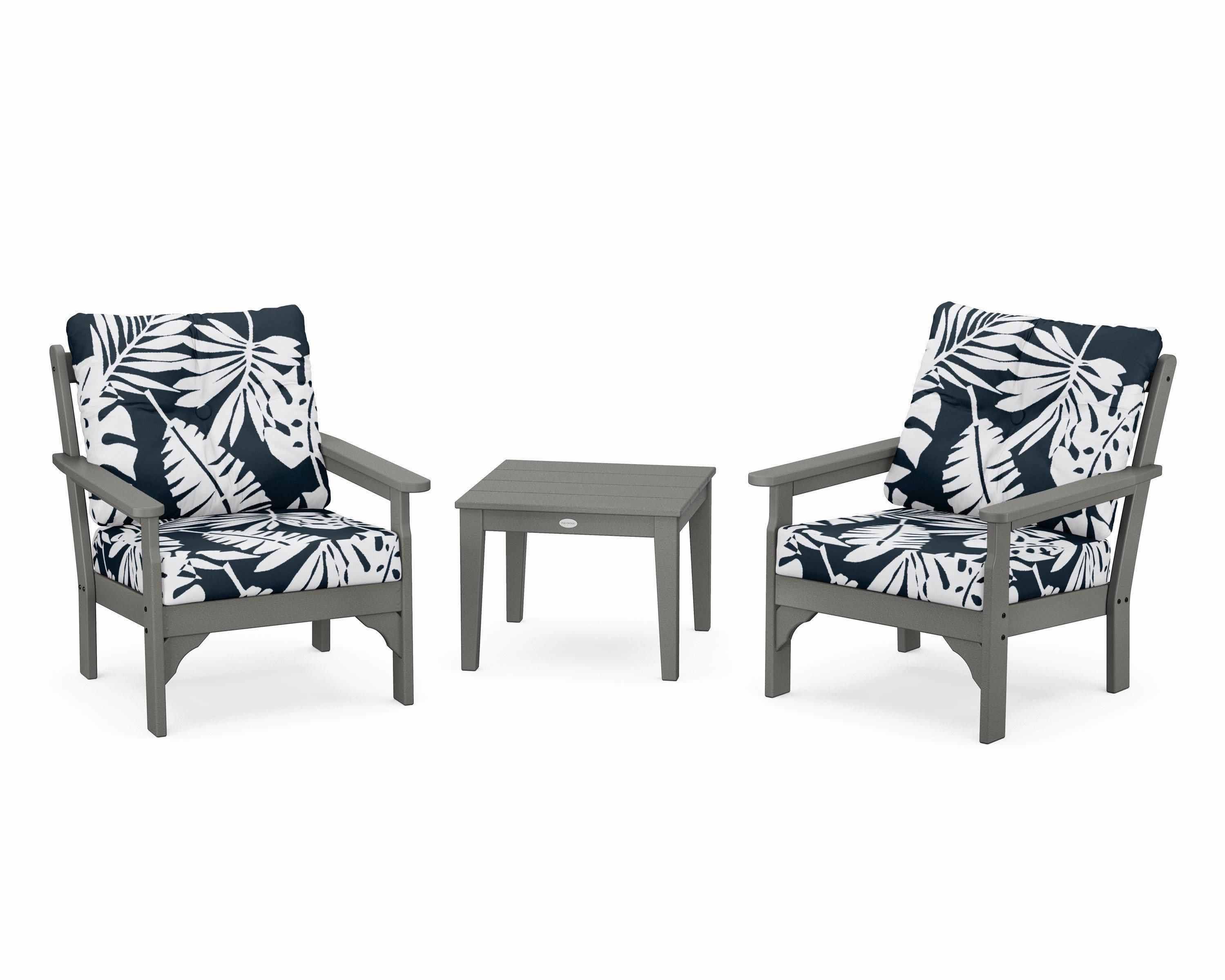 Vineyard 3-Piece Deep Seating Set