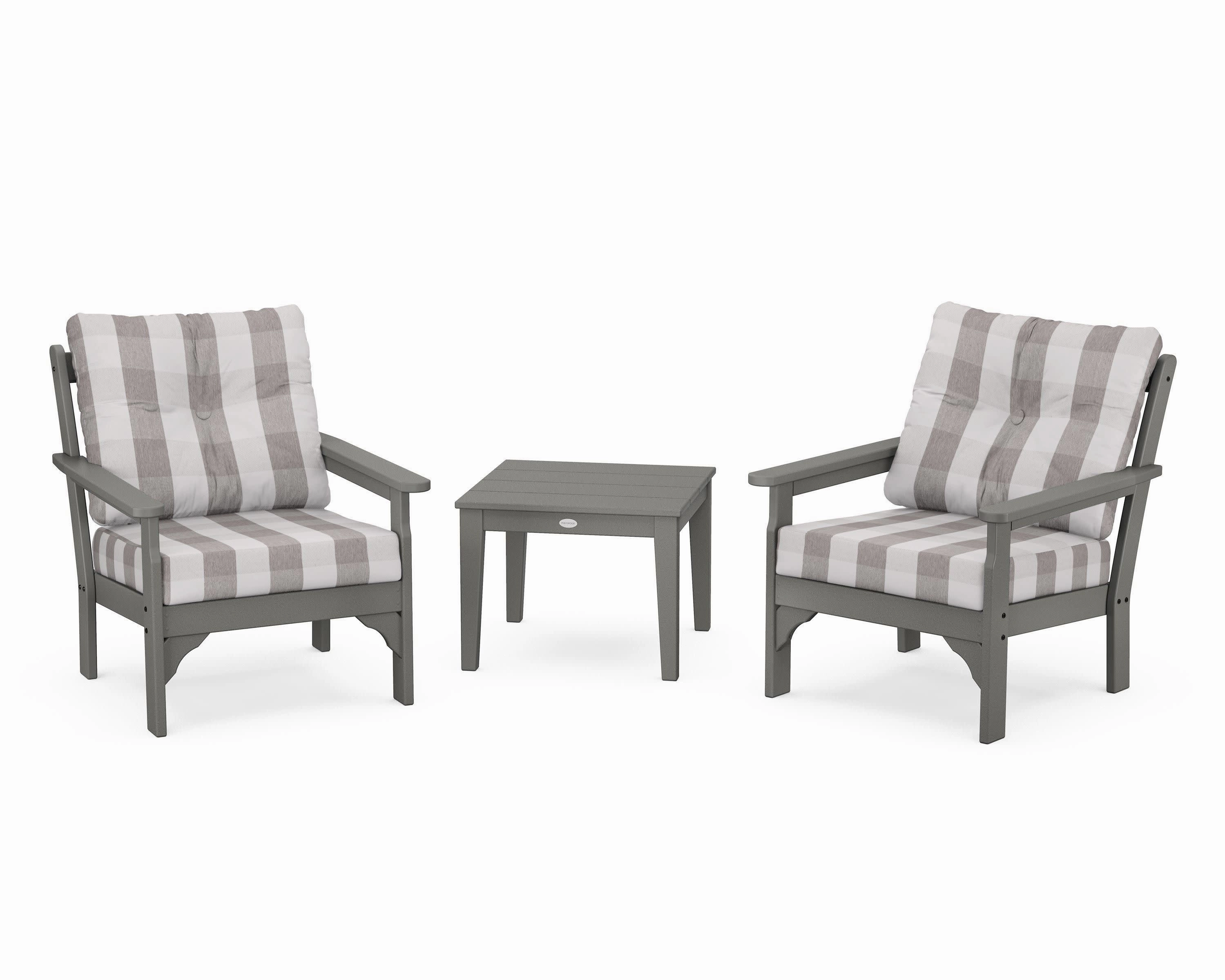 Vineyard 3-Piece Deep Seating Set
