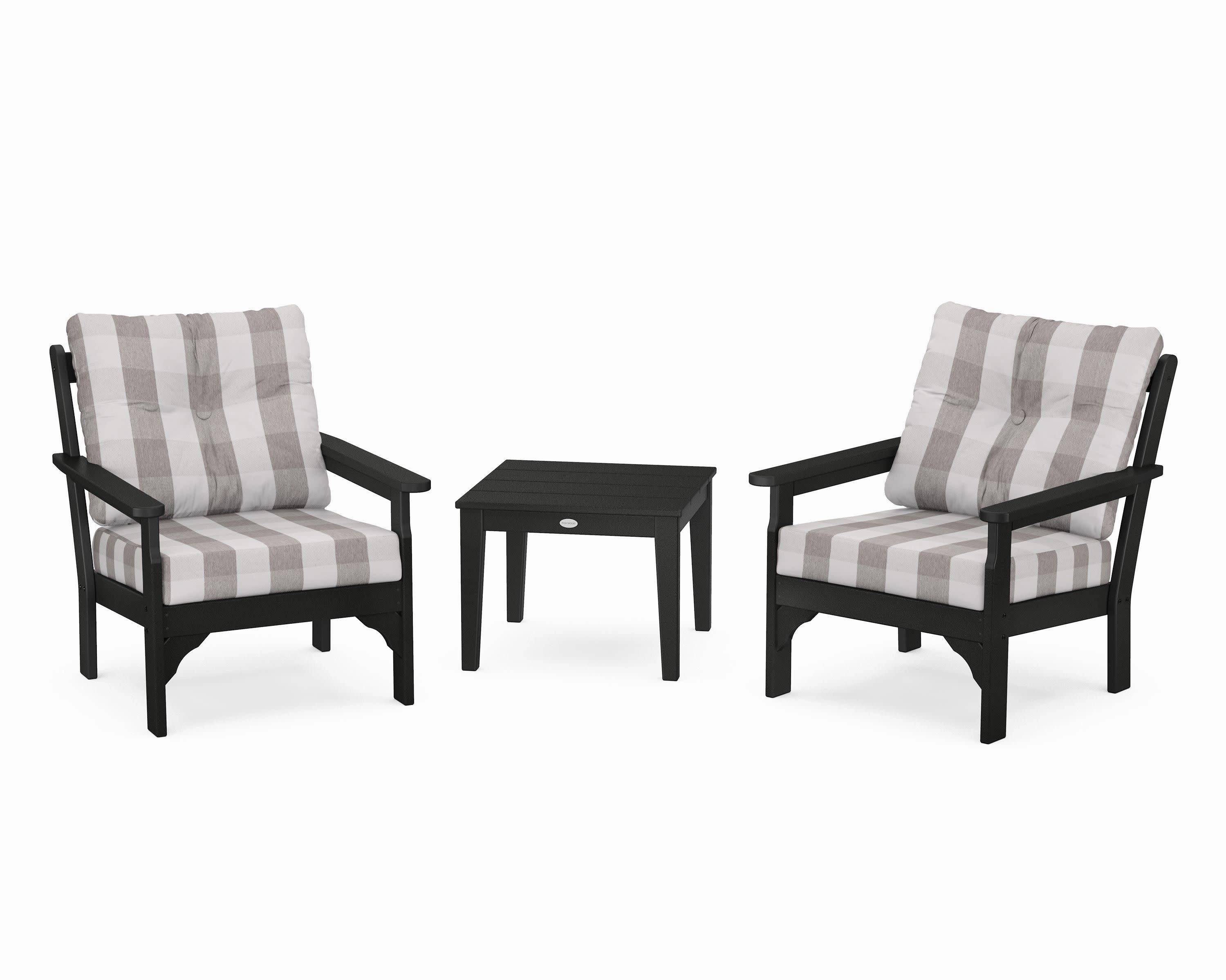 Vineyard 3-Piece Deep Seating Set
