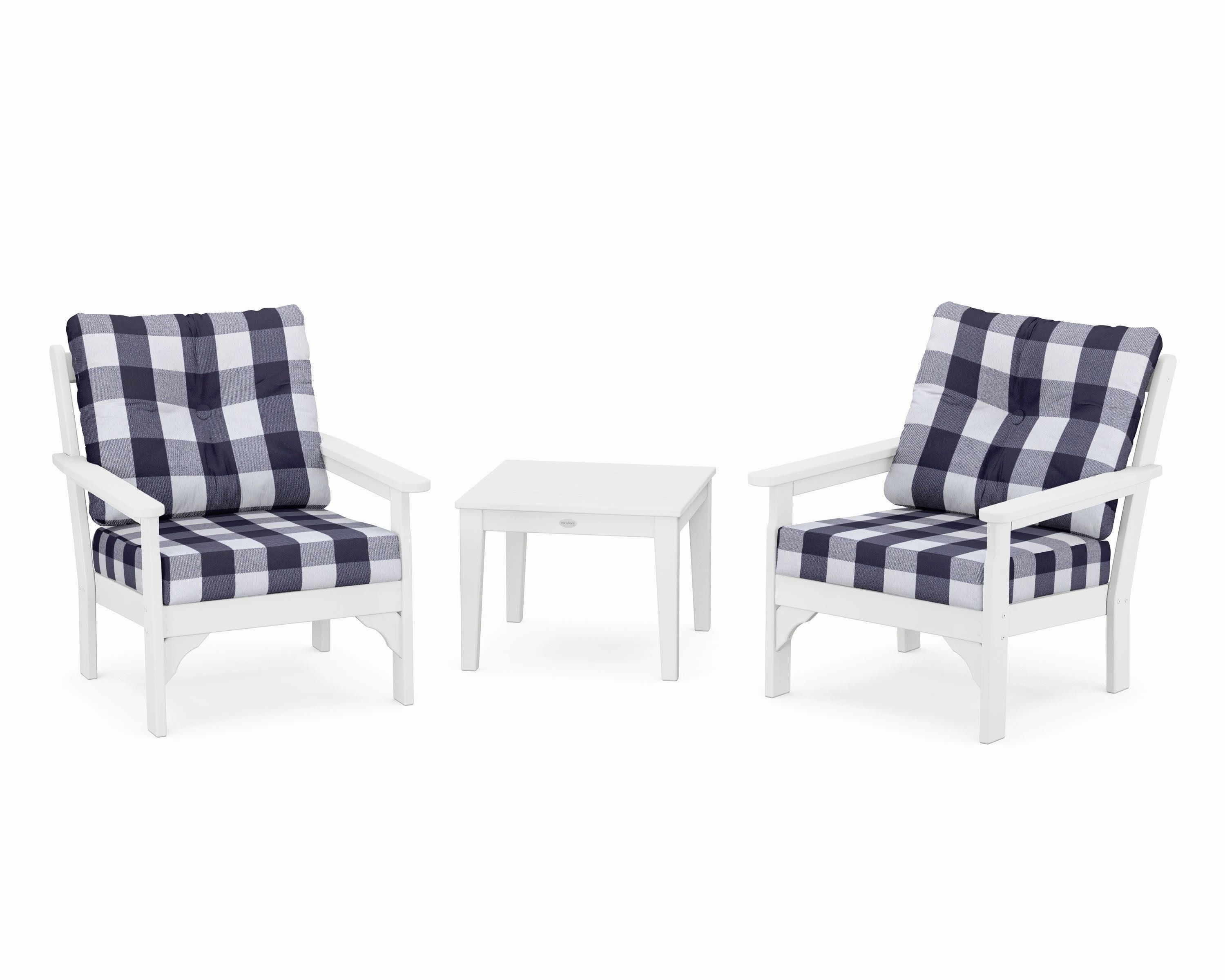 Vineyard 3-Piece Deep Seating Set