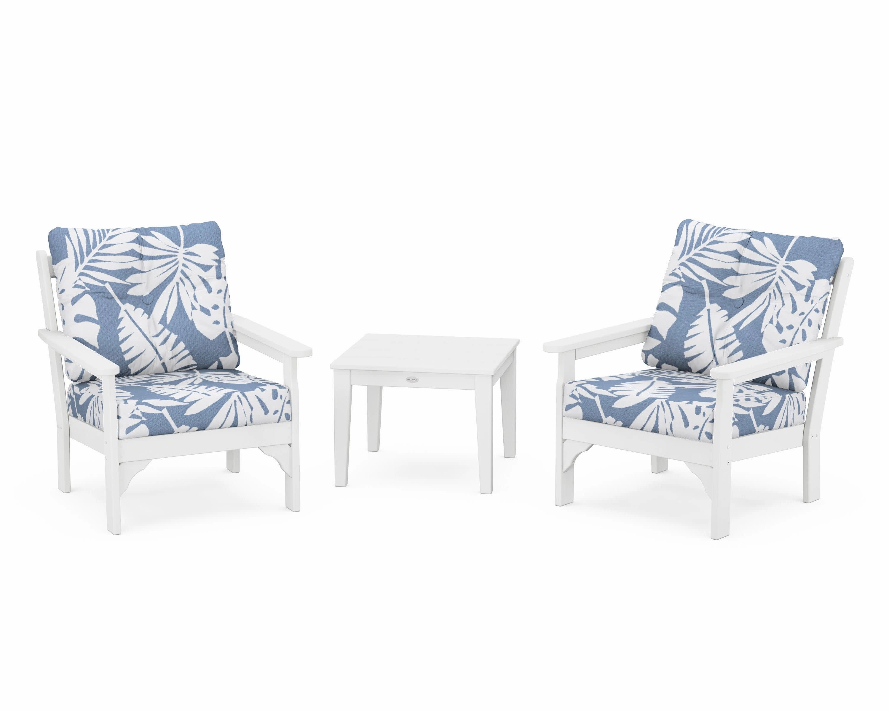 Vineyard 3-Piece Deep Seating Set