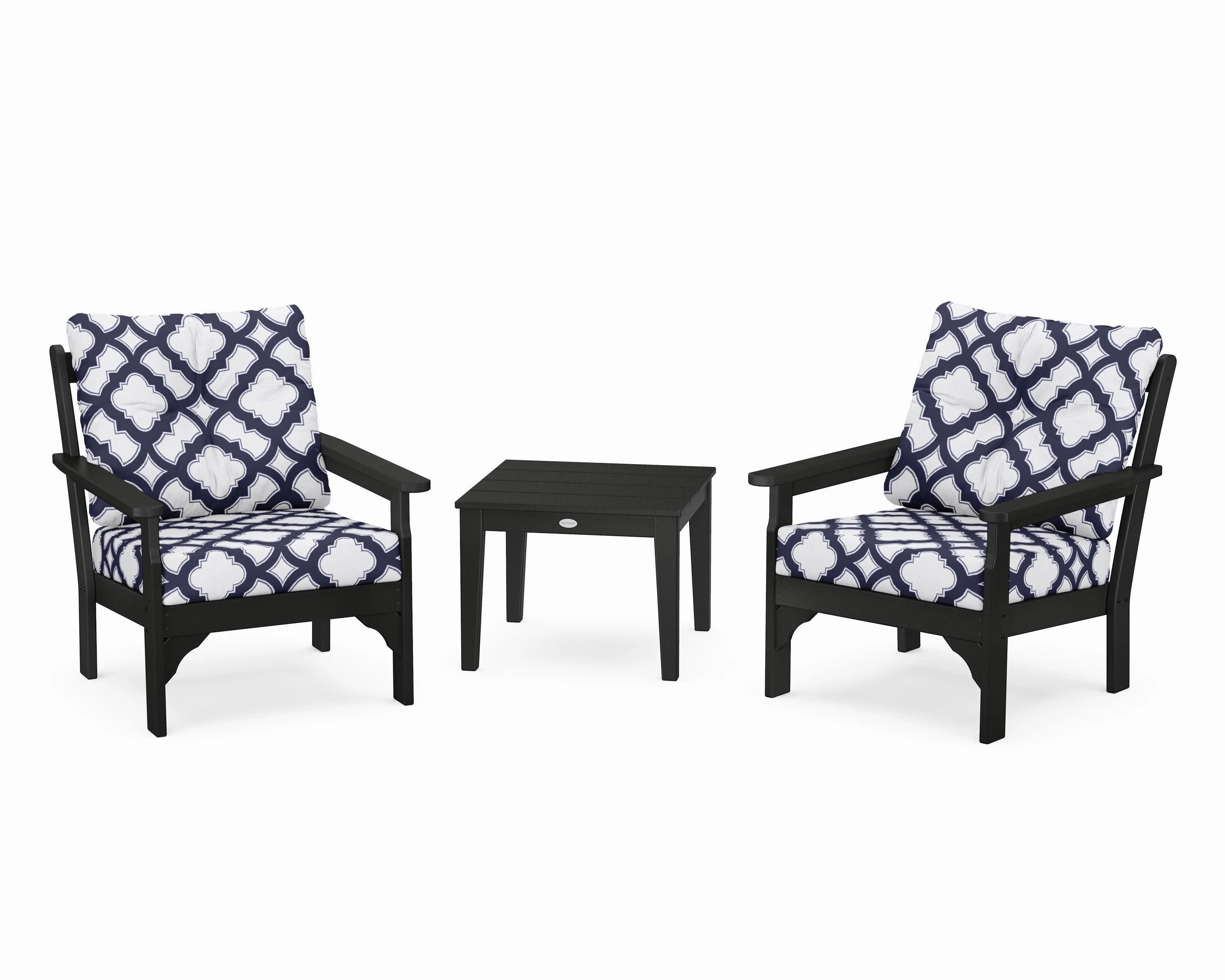 Vineyard 3-Piece Deep Seating Set