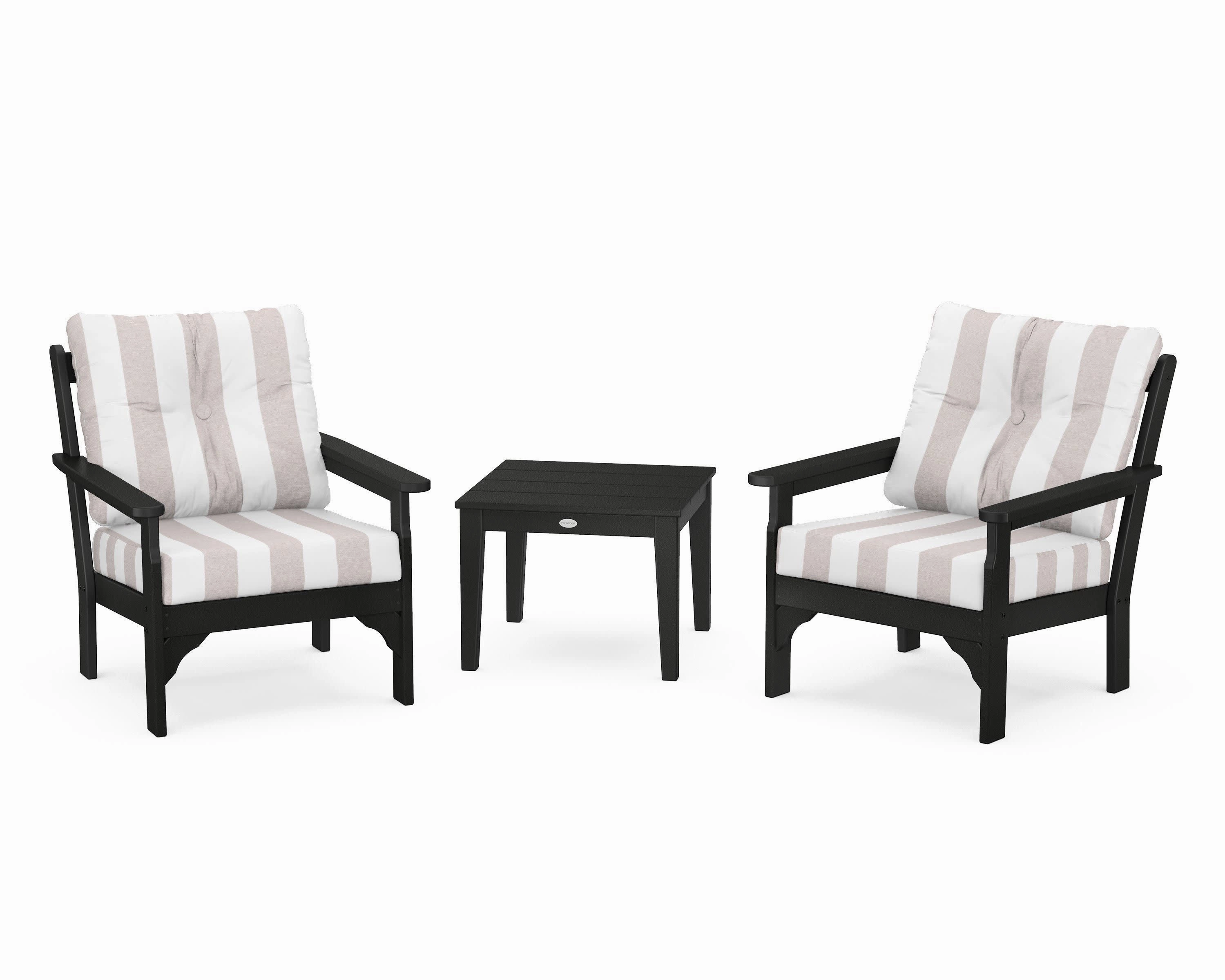 Vineyard 3-Piece Deep Seating Set