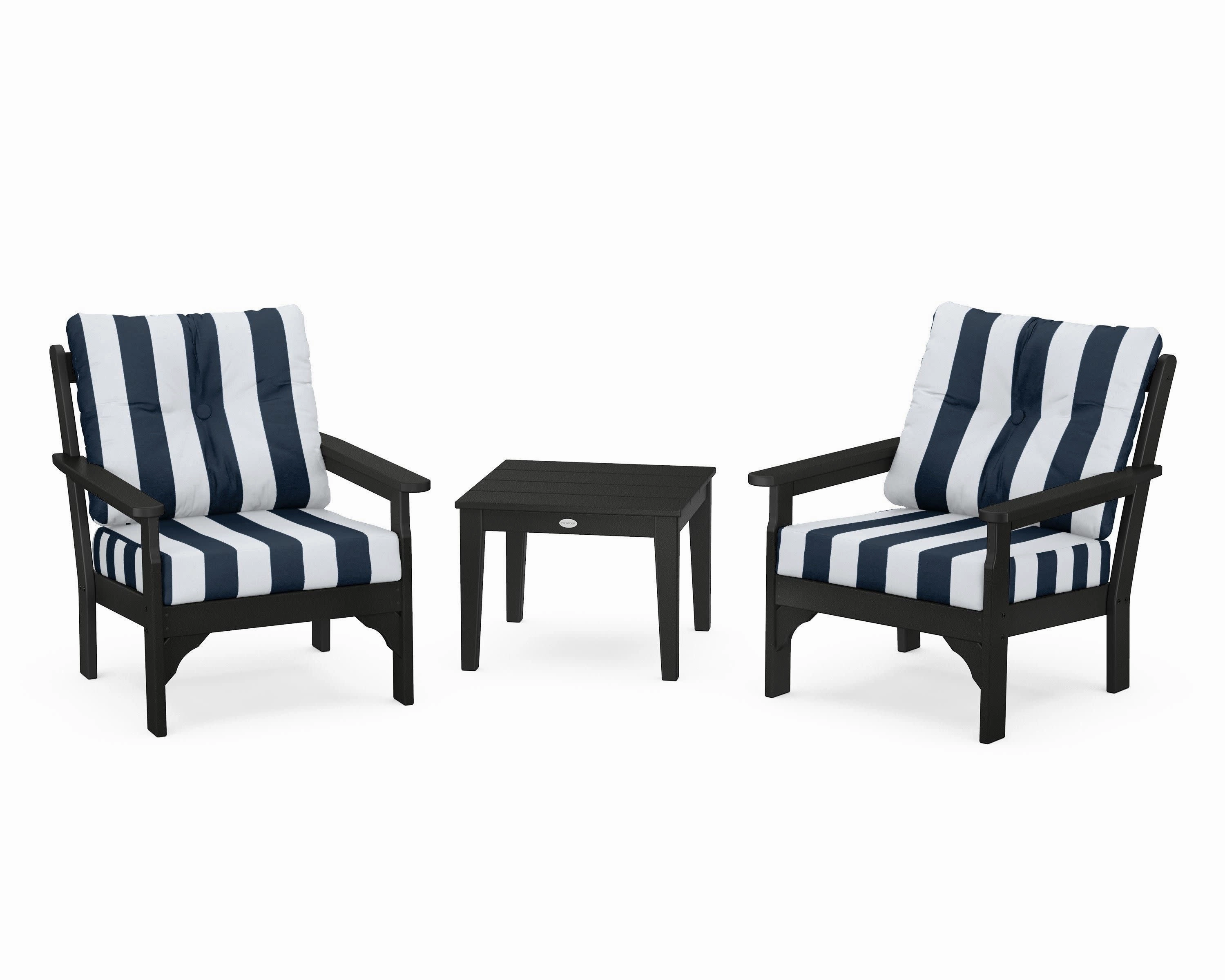Vineyard 3-Piece Deep Seating Set