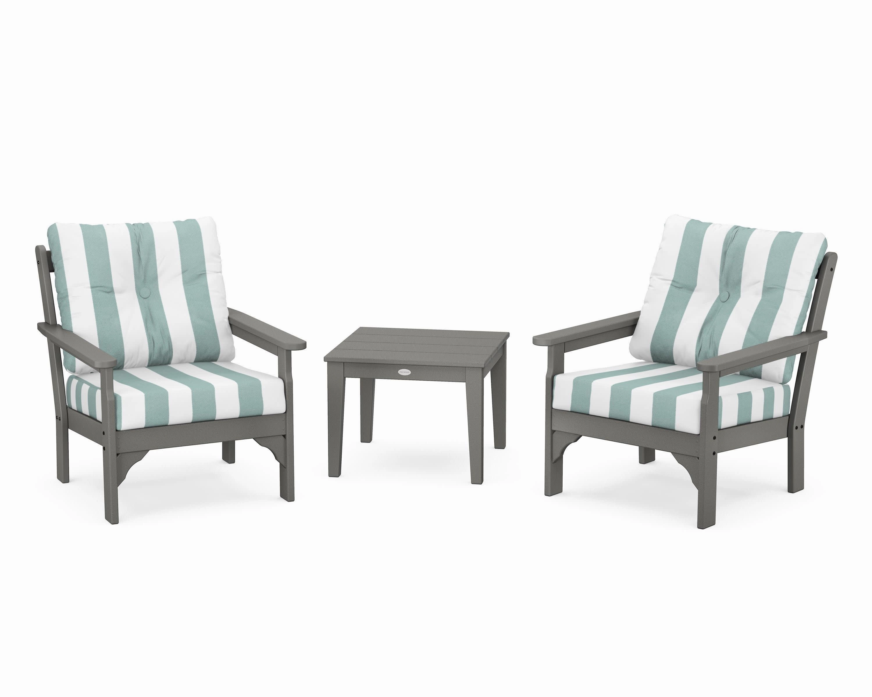 Vineyard 3-Piece Deep Seating Set