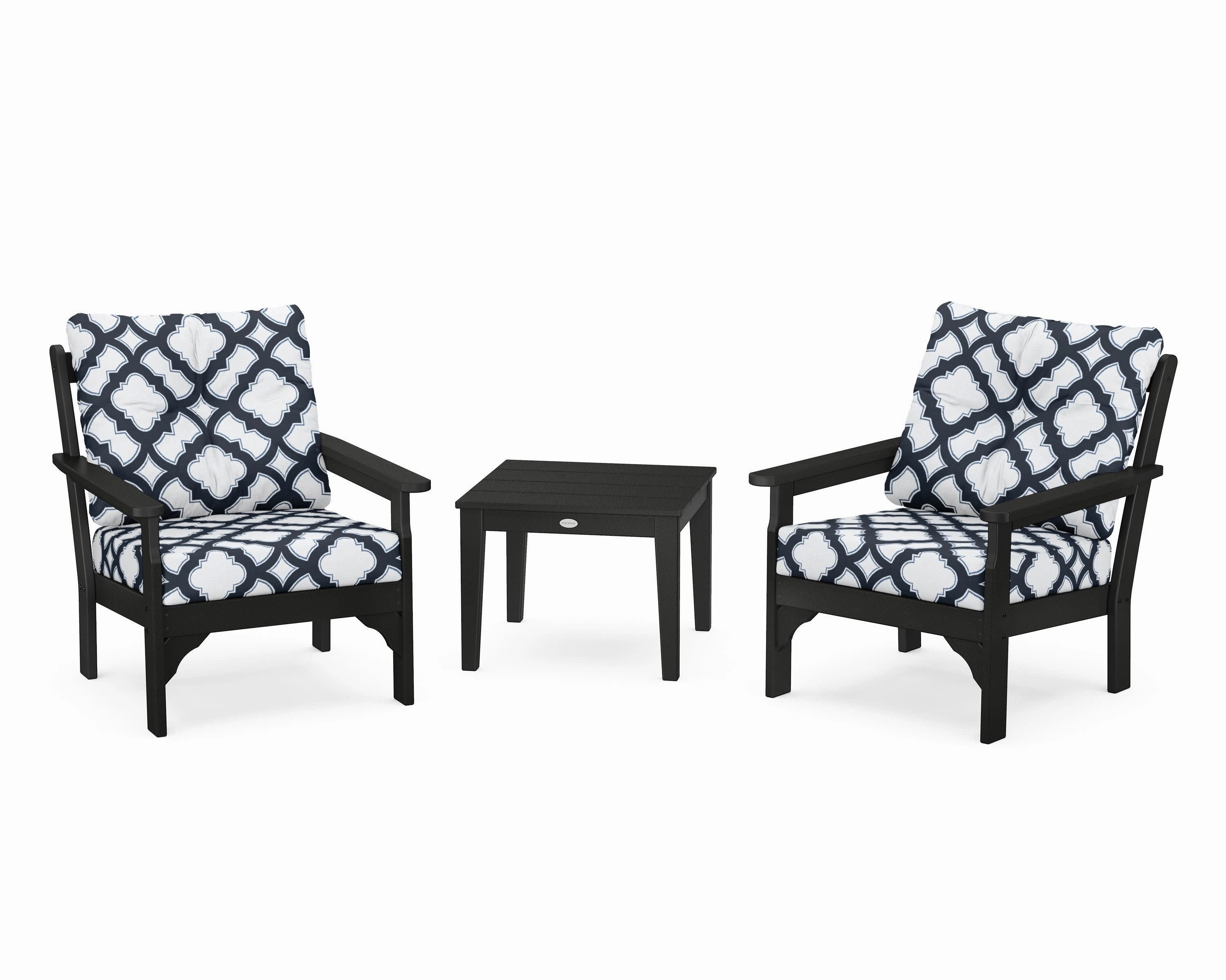 Vineyard 3-Piece Deep Seating Set