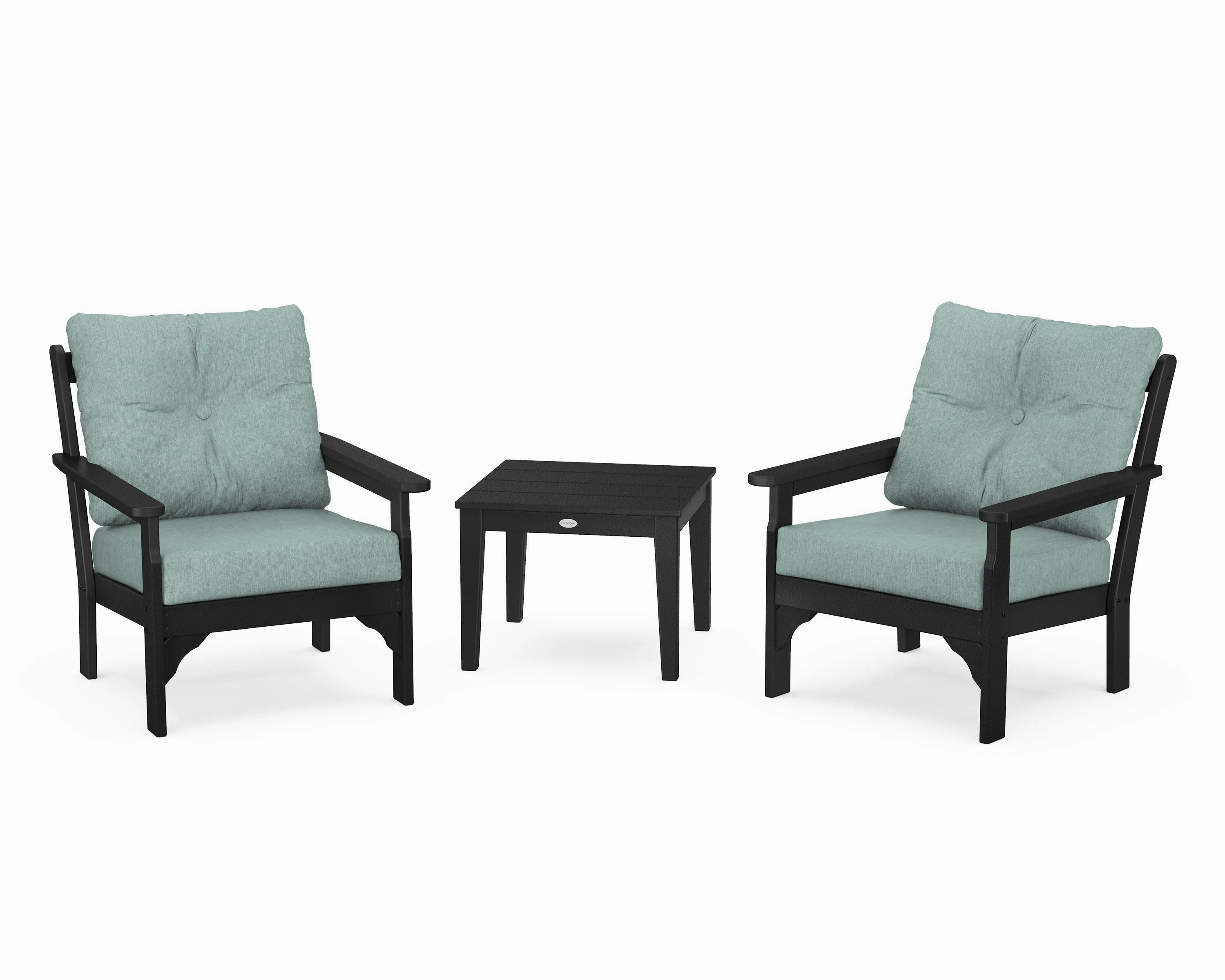 Vineyard 3-Piece Deep Seating Set