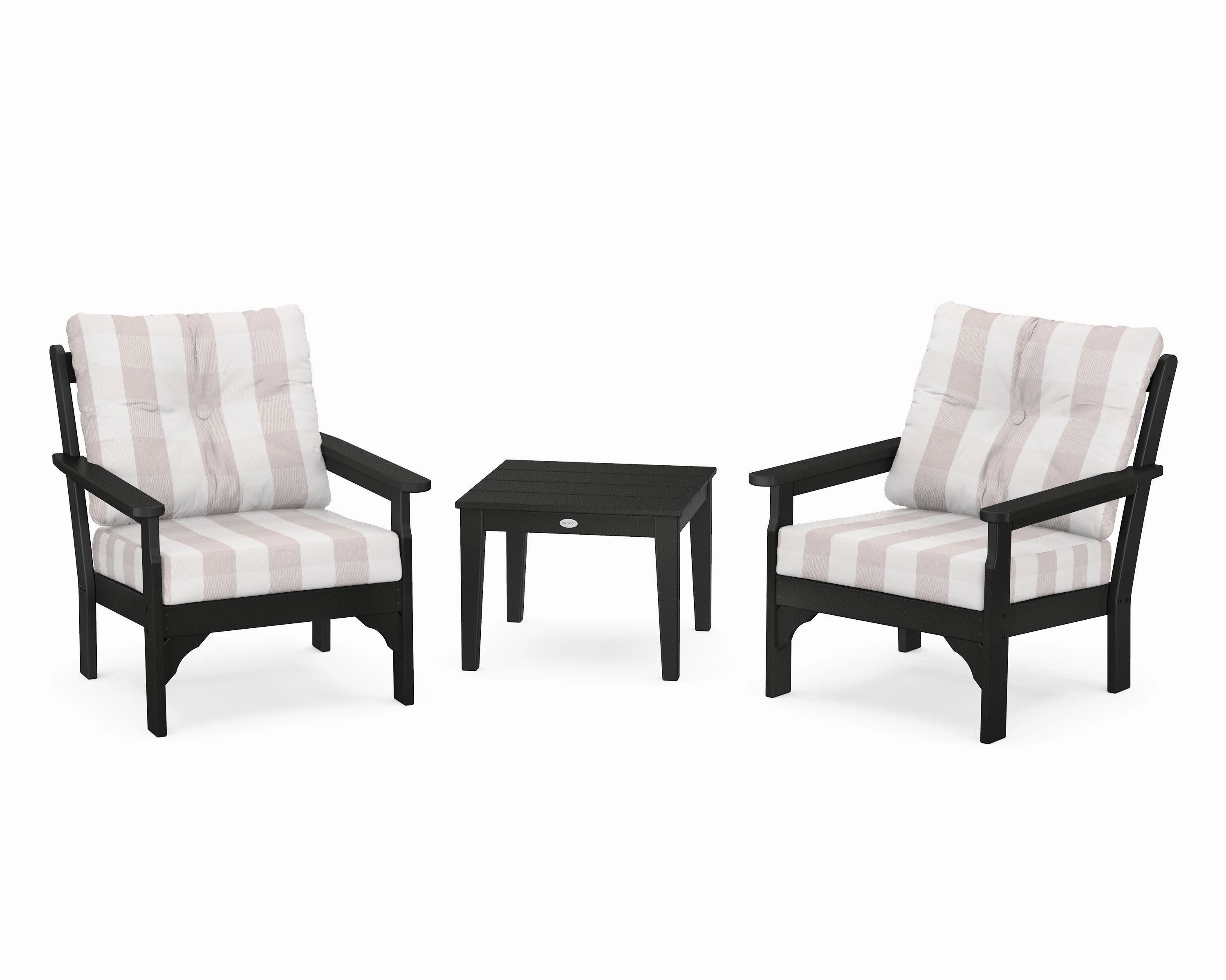 Vineyard 3-Piece Deep Seating Set